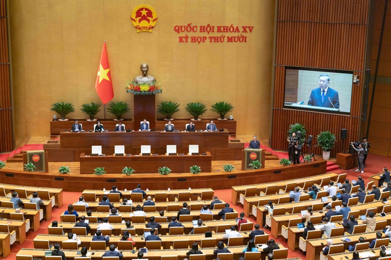 Tổng Bí thư Tô Lâm: Đừng để tuyên bố tinh gọn bộ máy mà sinh thêm tầng nấc xin - cho ngoài thực tế - ảnh 2