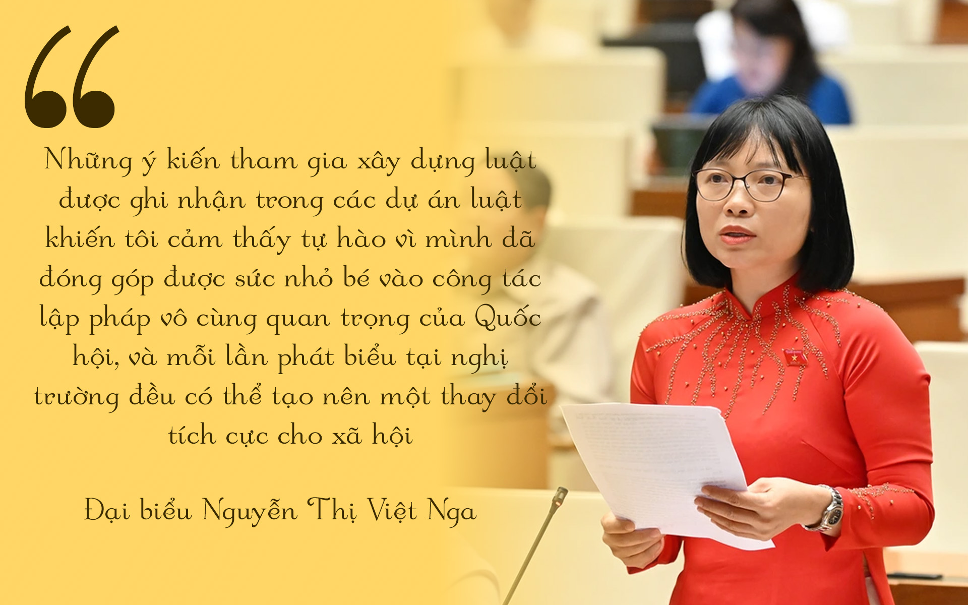 Bài 3: “Bản sắc mềm” - vai trò của các nữ đại biểu trong lập pháp nhân văn - ảnh 4