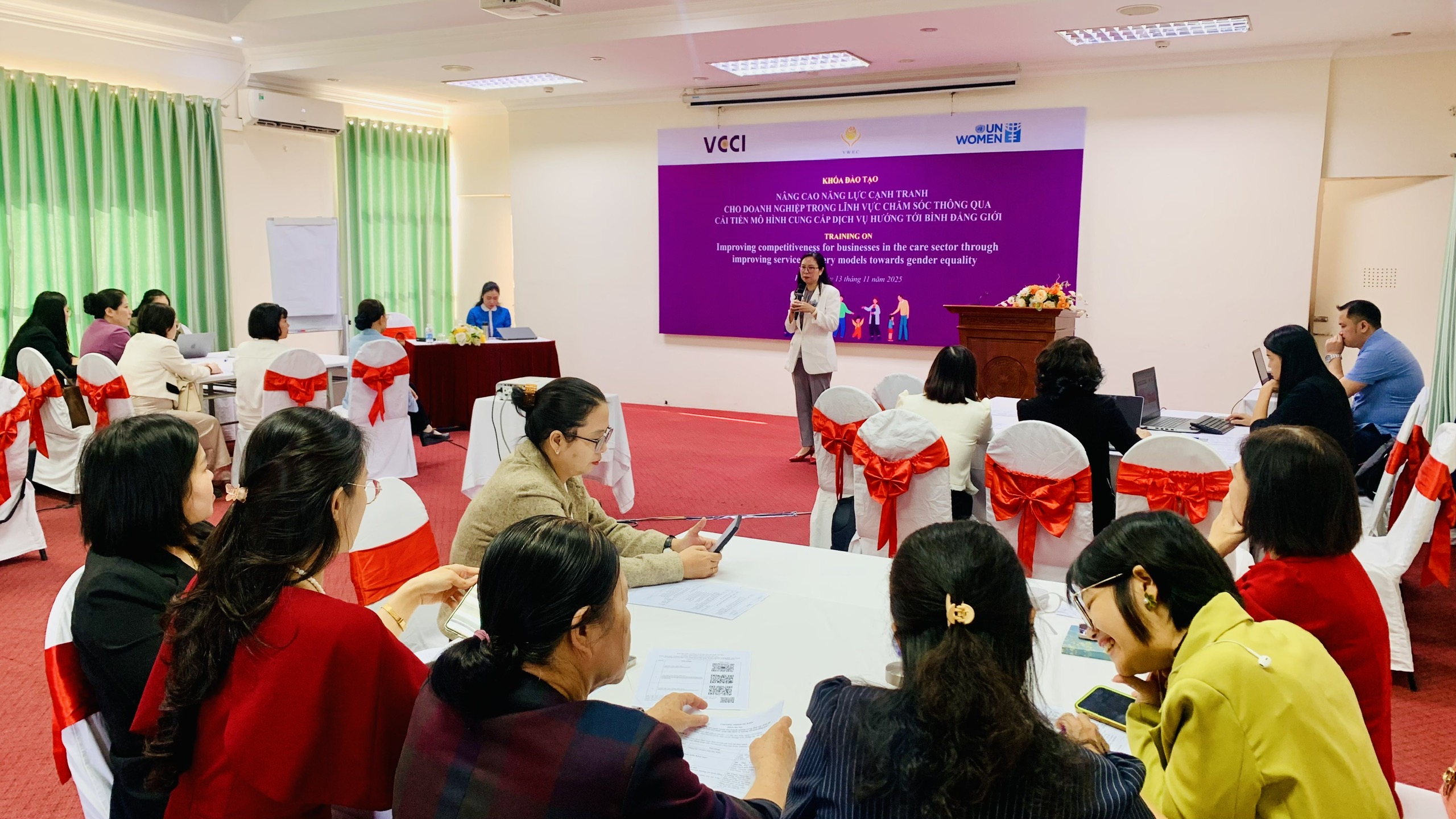 Nâng cao năng lực trong lĩnh vực chăm sóc, thúc đẩy bình đẳng giới - ảnh 5