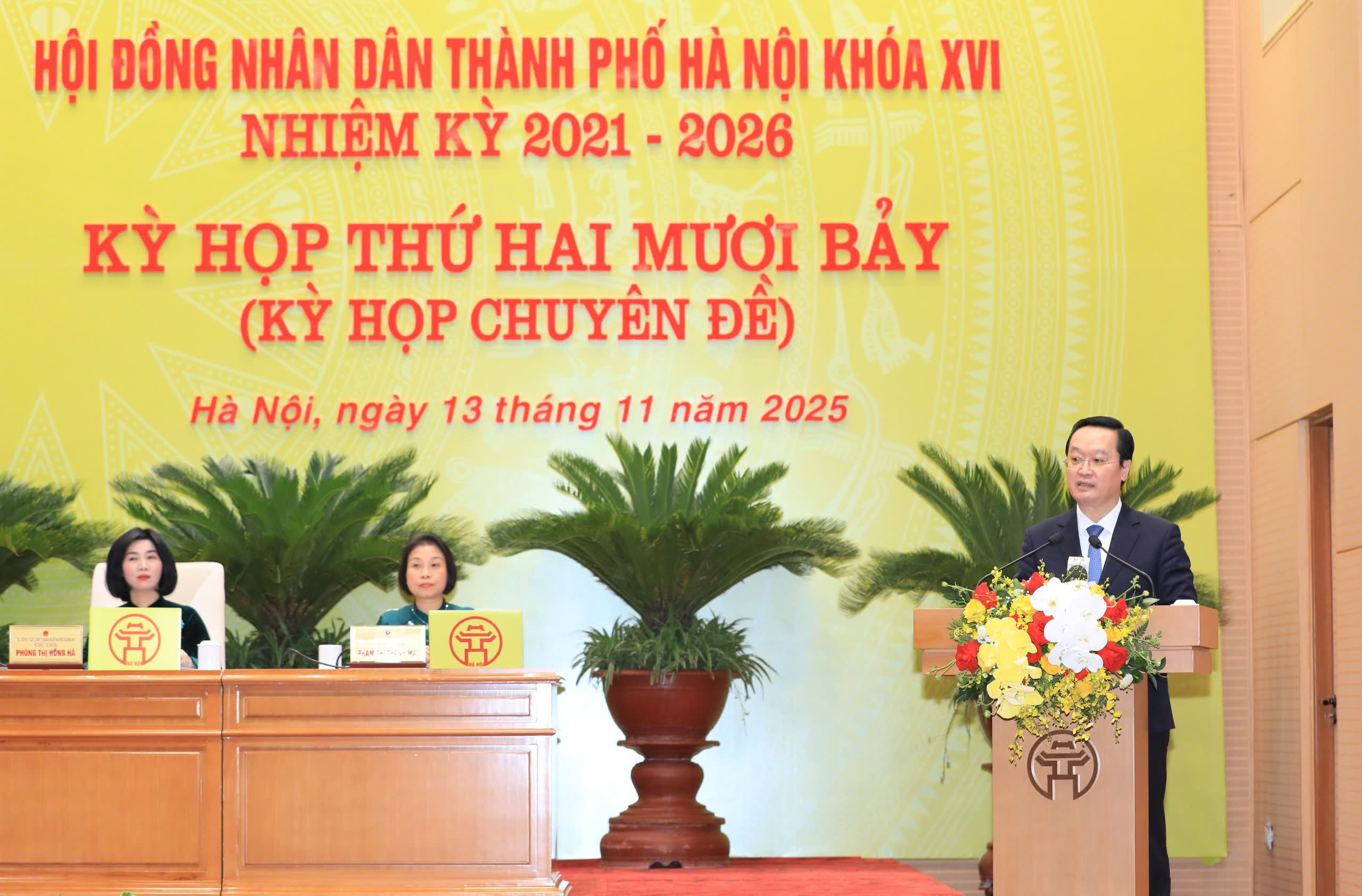 Chủ tịch UBND TP Hà Nội Nguyễn Đức Trung: Hiện thực hóa mục tiêu phát triển, cần có sự đồng lòng của cả hệ thống chính trị và mỗi người dân Thủ đô - ảnh 2