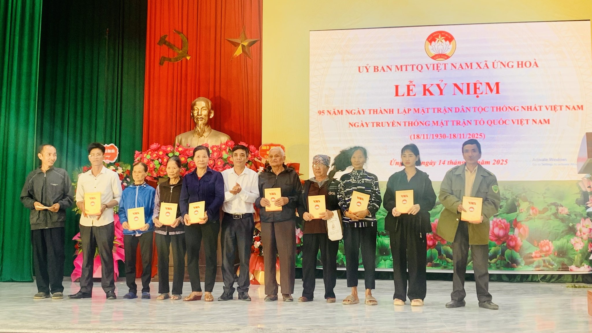 Xã Ứng Hoà: Nhiều hoạt động thiết thực kỷ niệm 95 năm Ngày truyền thống Mặt trận Tổ quốc Việt Nam - ảnh 9