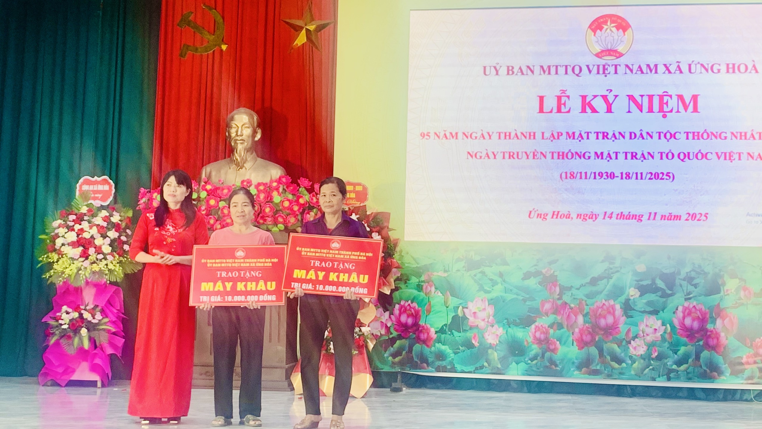 Xã Ứng Hoà: Nhiều hoạt động thiết thực kỷ niệm 95 năm Ngày truyền thống Mặt trận Tổ quốc Việt Nam - ảnh 8