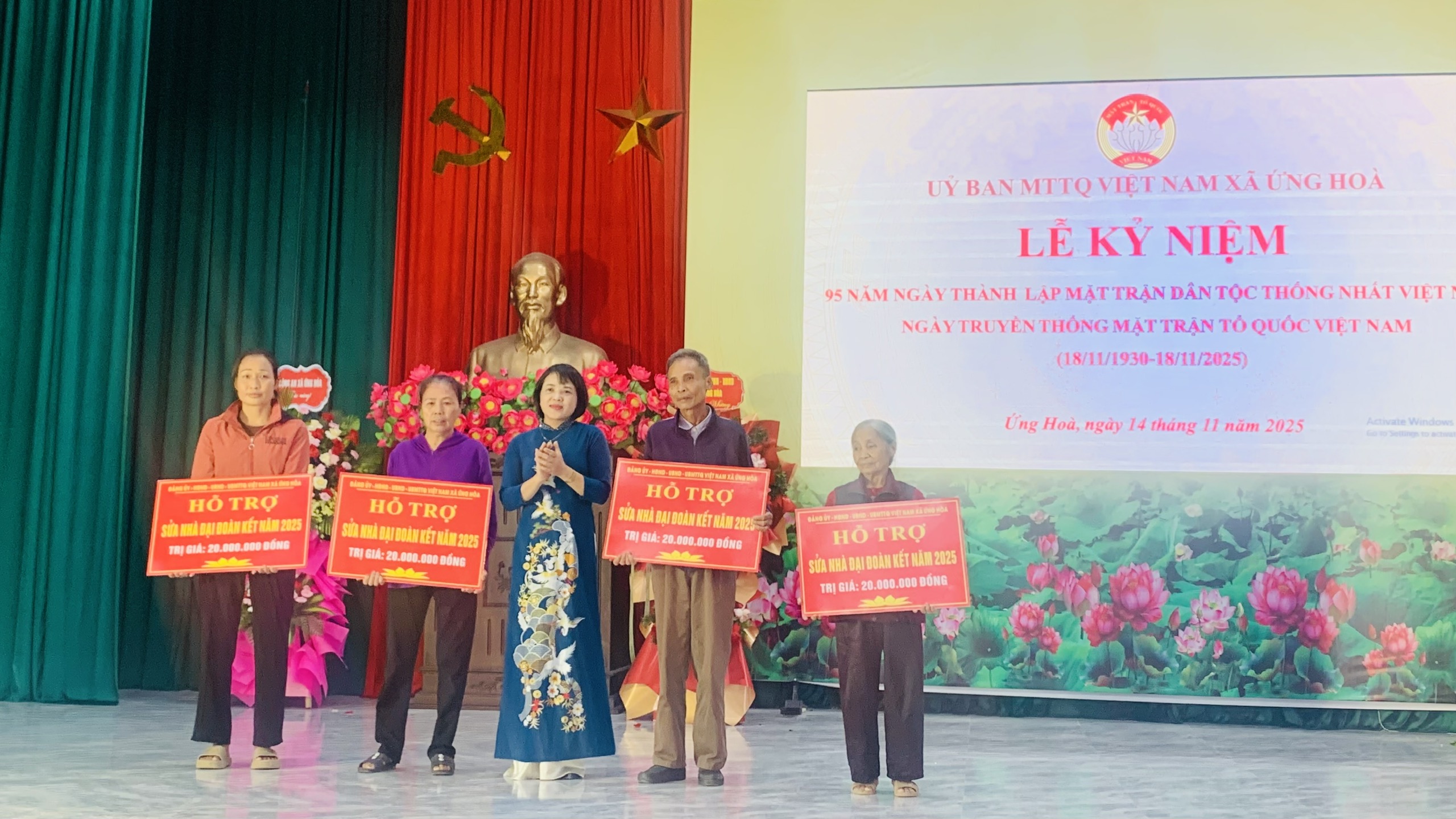 Xã Ứng Hoà: Nhiều hoạt động thiết thực kỷ niệm 95 năm Ngày truyền thống Mặt trận Tổ quốc Việt Nam - ảnh 7