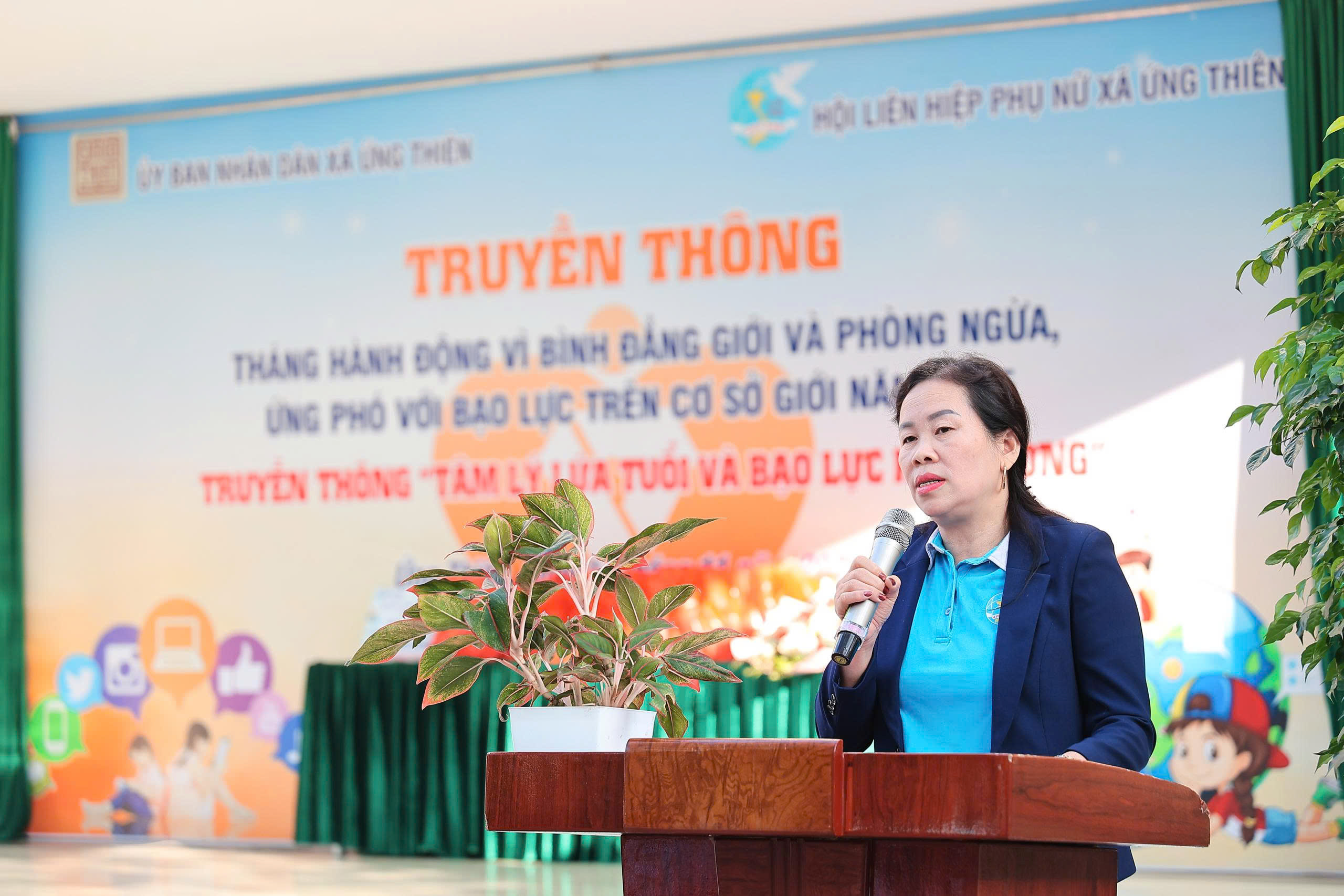 Ứng Thiên truyền thông phòng ngừa bạo lực học đường cho hơn 500 học sinh - ảnh 2