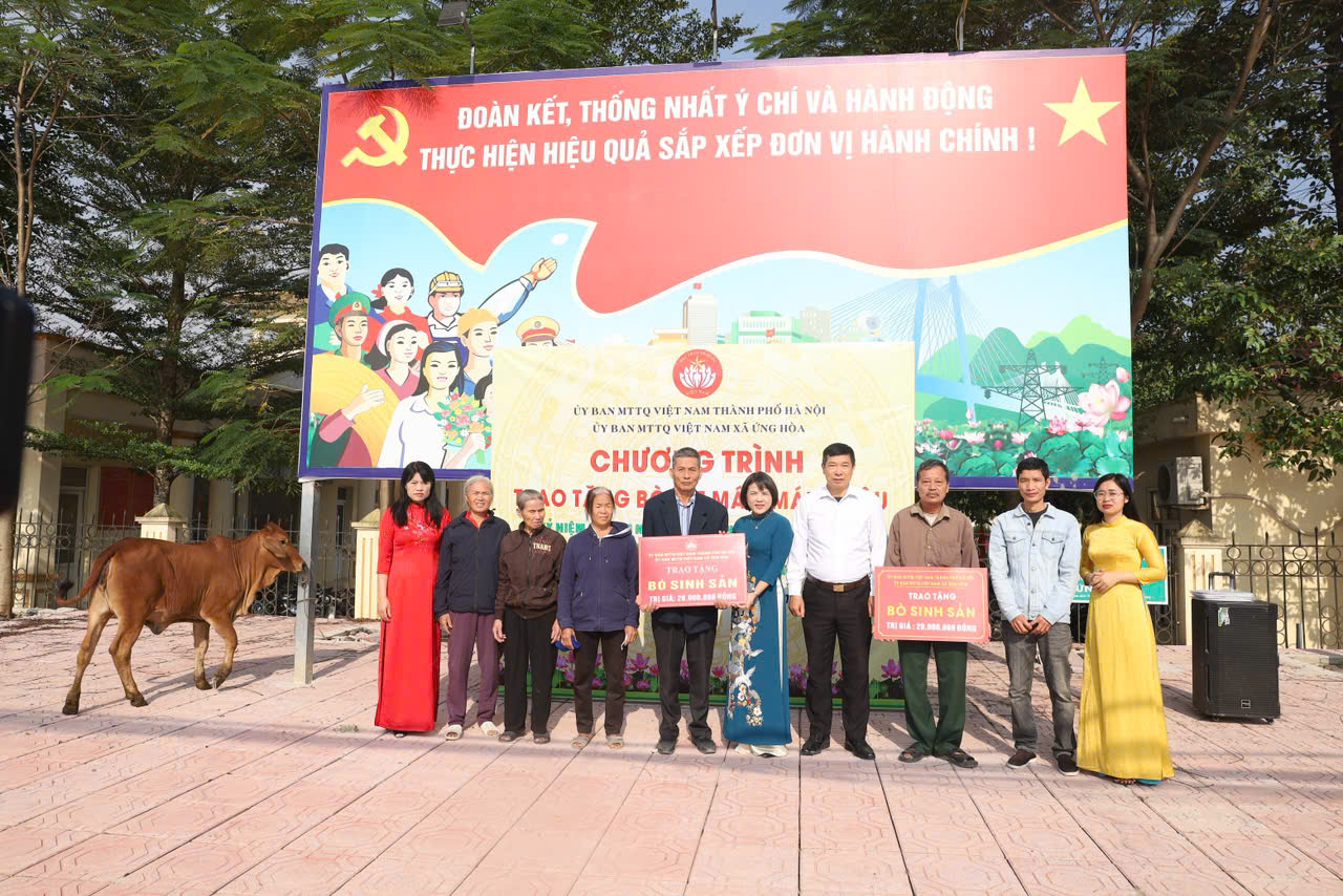 Xã Ứng Hoà: Nhiều hoạt động thiết thực kỷ niệm 95 năm Ngày truyền thống Mặt trận Tổ quốc Việt Nam - ảnh 11