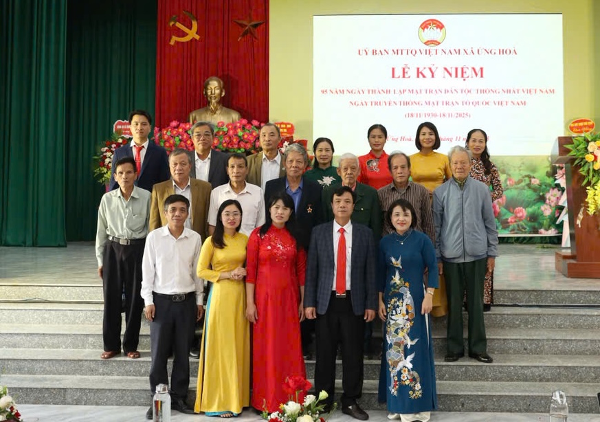 Xã Ứng Hoà: Nhiều hoạt động thiết thực kỷ niệm 95 năm Ngày truyền thống Mặt trận Tổ quốc Việt Nam - ảnh 12