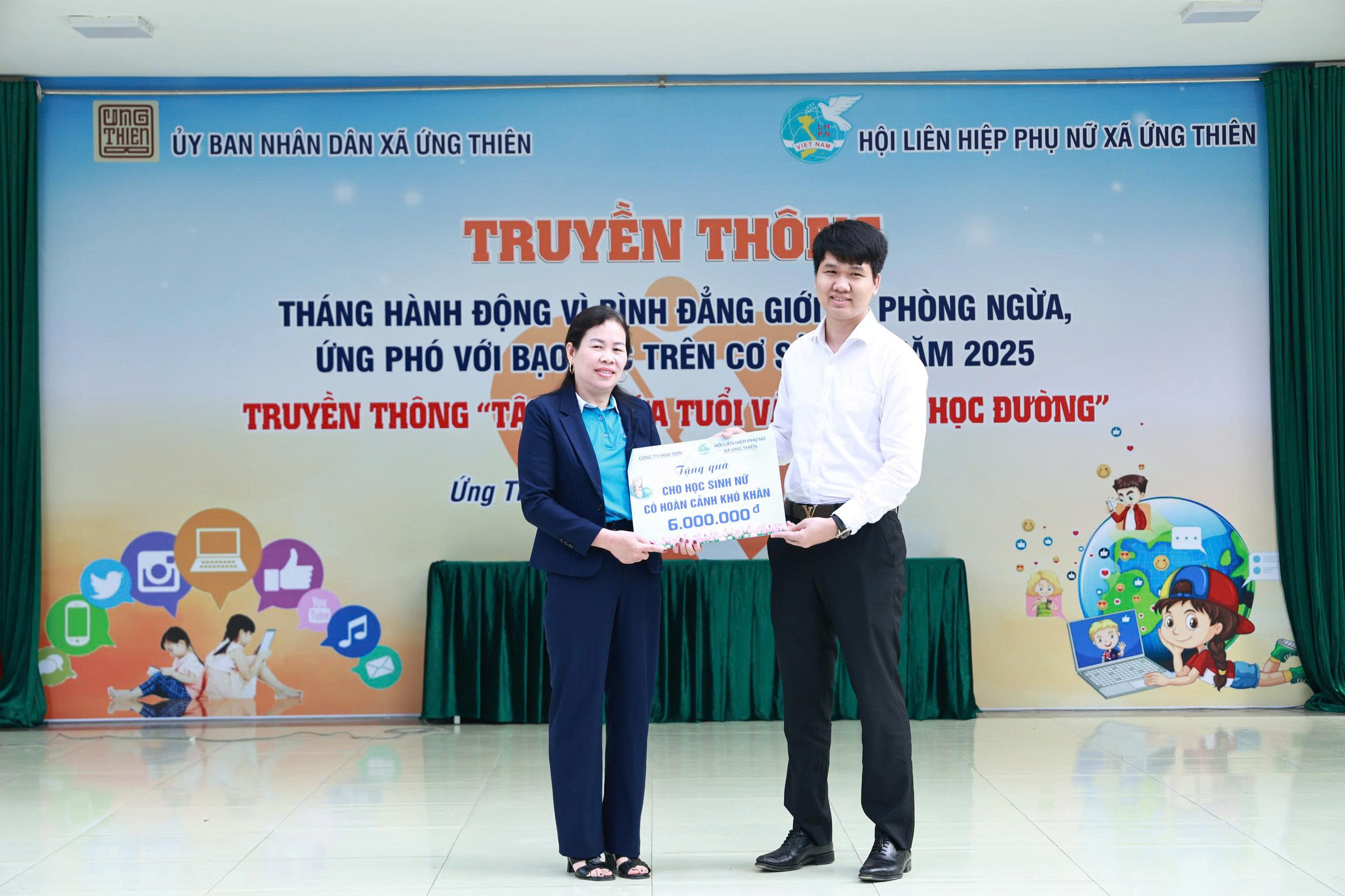 Ứng Thiên truyền thông phòng ngừa bạo lực học đường cho hơn 500 học sinh - ảnh 6
