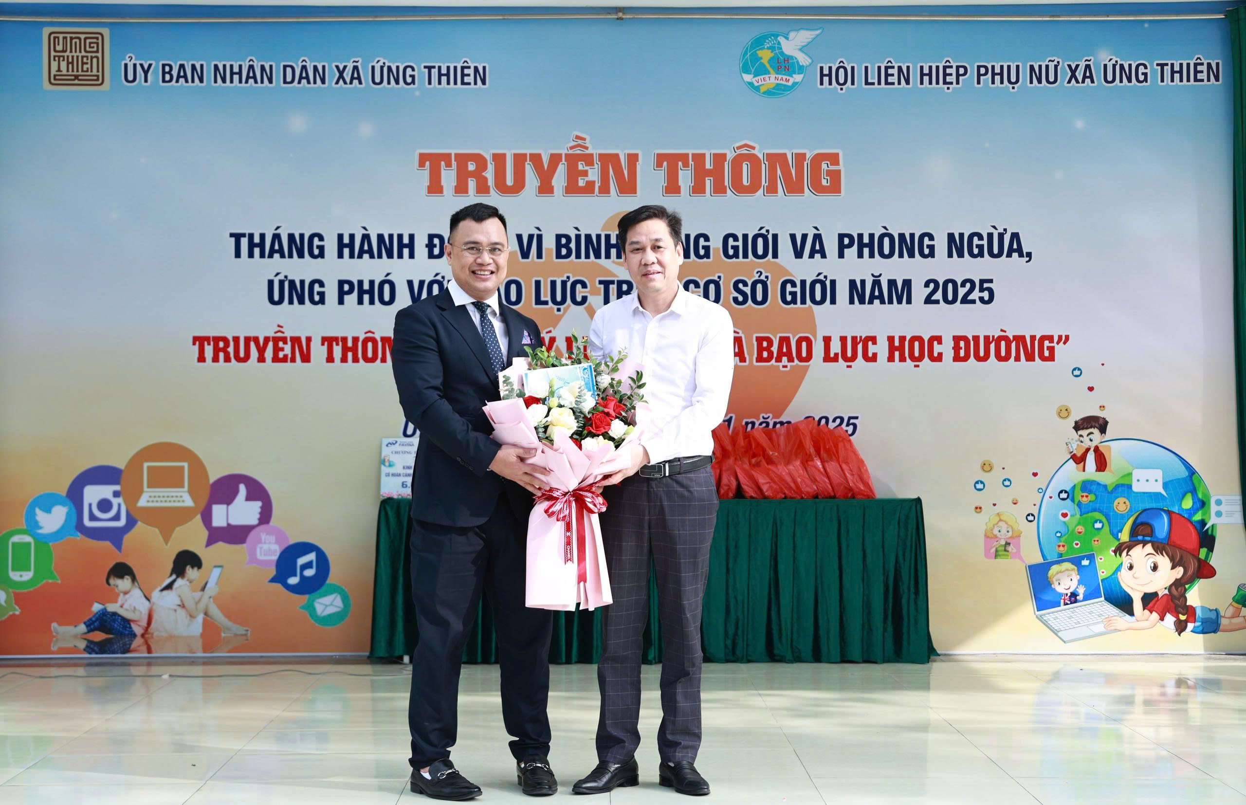 Ứng Thiên truyền thông phòng ngừa bạo lực học đường cho hơn 500 học sinh - ảnh 3