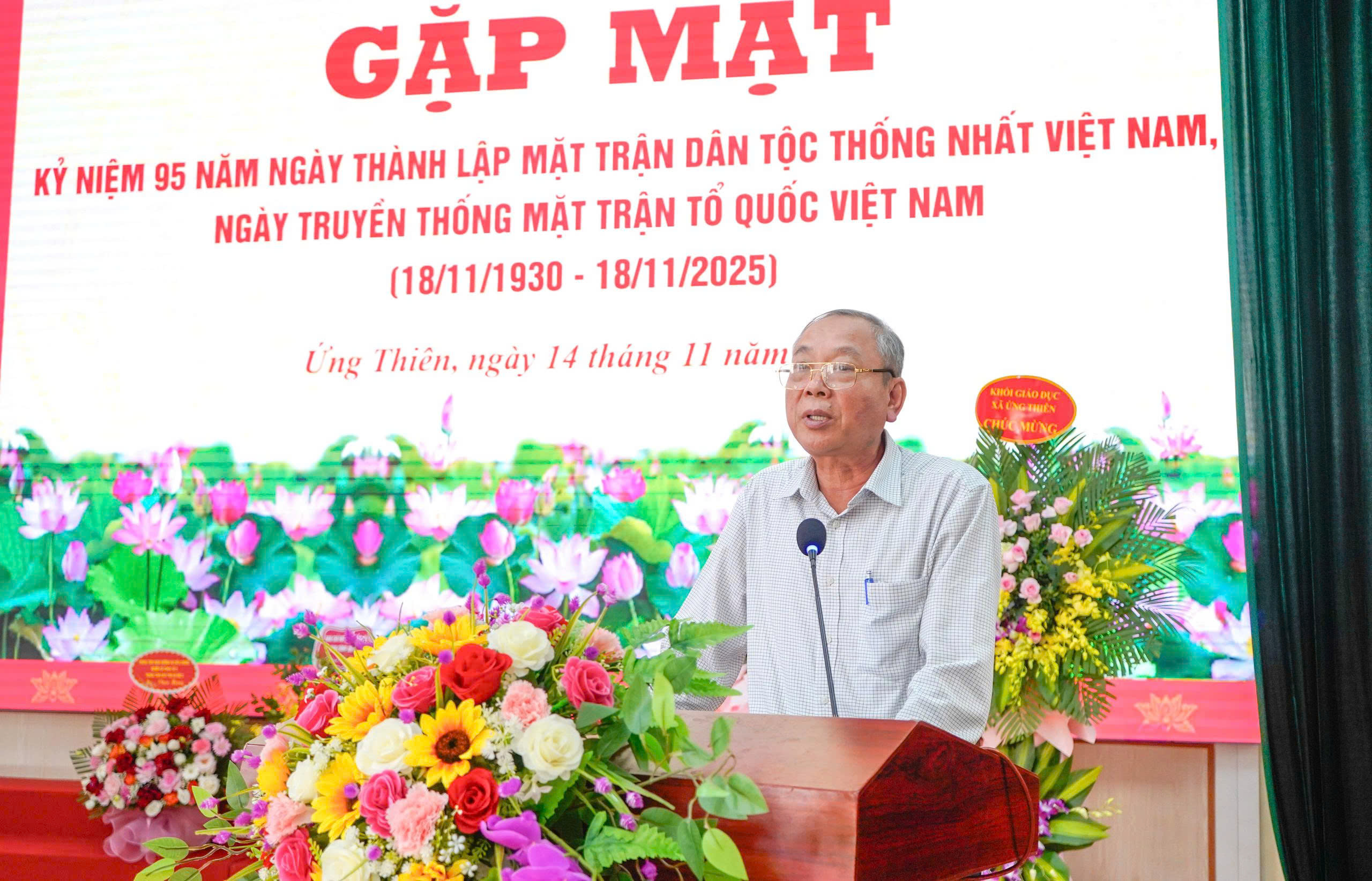 Xã Ứng Thiên tưng bừng các hoạt động kỷ niệm 95 năm Ngày truyền thống Mặt trận Tổ quốc Việt Nam - ảnh 8