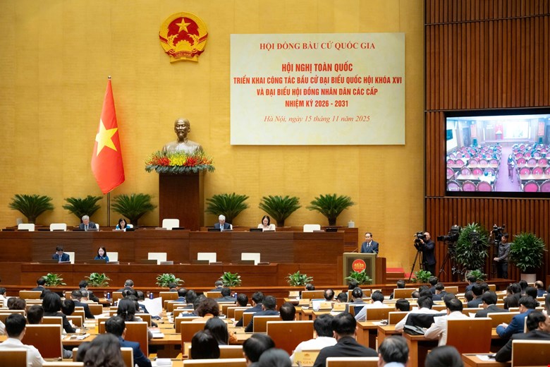 Hội nghị toàn quốc quán triệt Chỉ thị của Bộ Chính trị, triển khai công tác bầu cử - ảnh 4