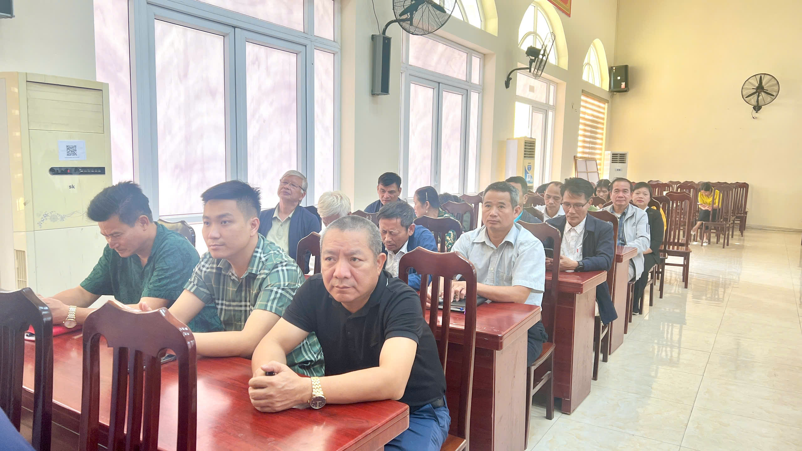 Xã Ứng Thiên: 130 đại biểu dự hội nghị tại điểm cầu Hội nghị toàn quốc triển khai công tác bầu cử - ảnh 3