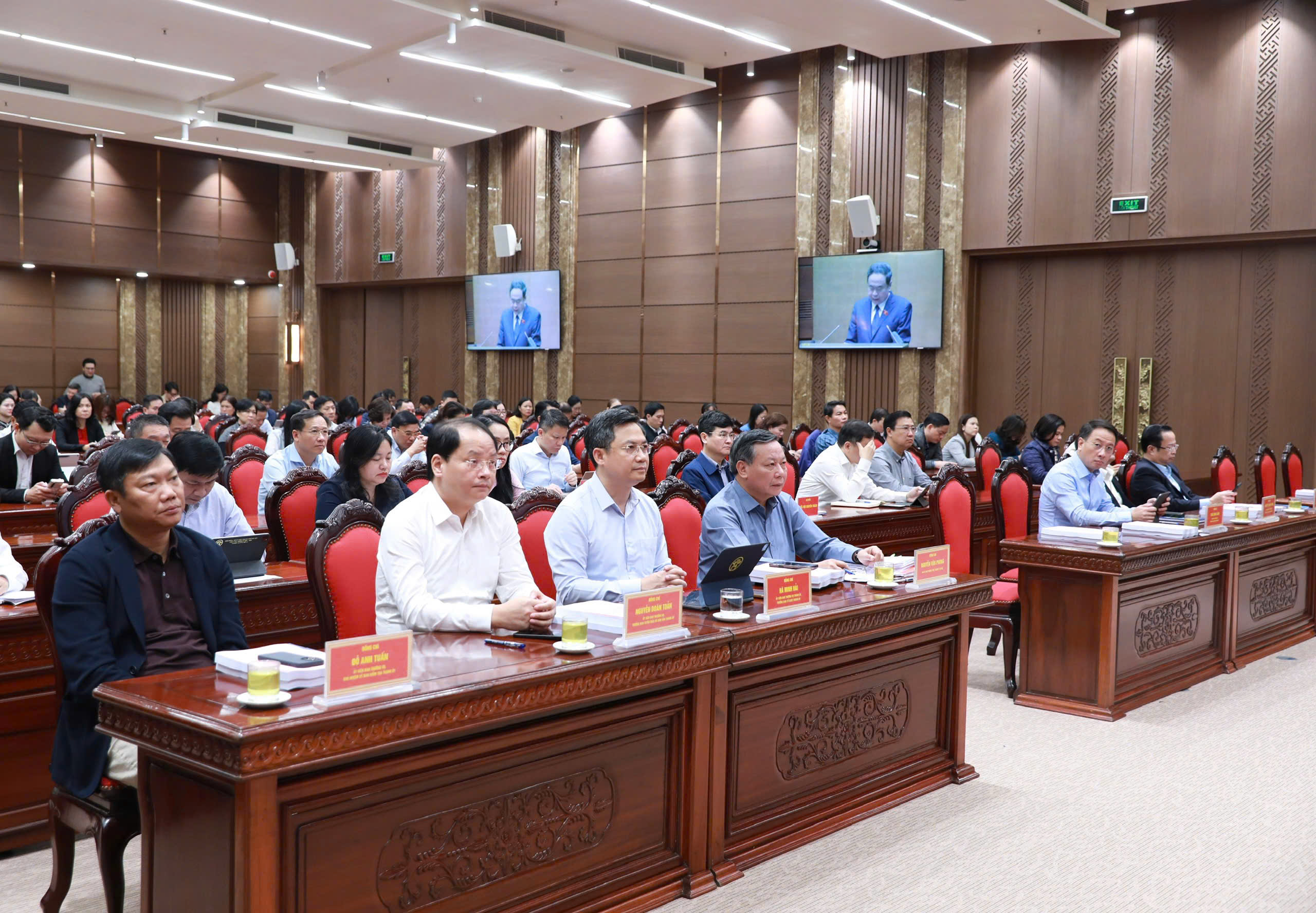 Hội nghị toàn quốc quán triệt Chỉ thị của Bộ Chính trị, triển khai công tác bầu cử - ảnh 8