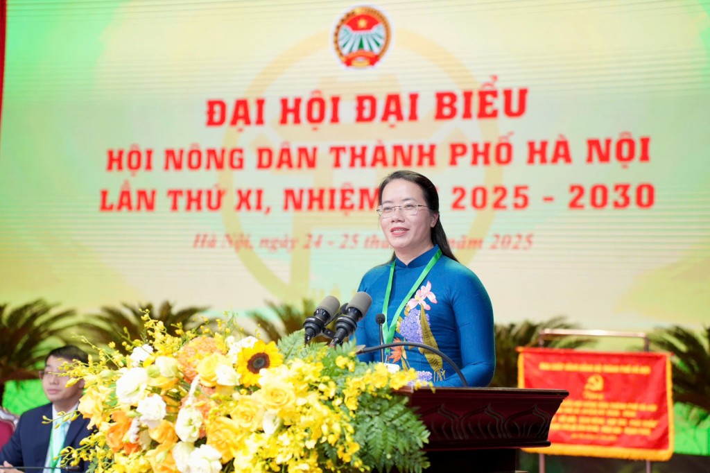 Đại hội đại biểu Hội Nông dân thành phố Hà Nội lần thứ XI khai mạc phiên thứ nhất - ảnh 2