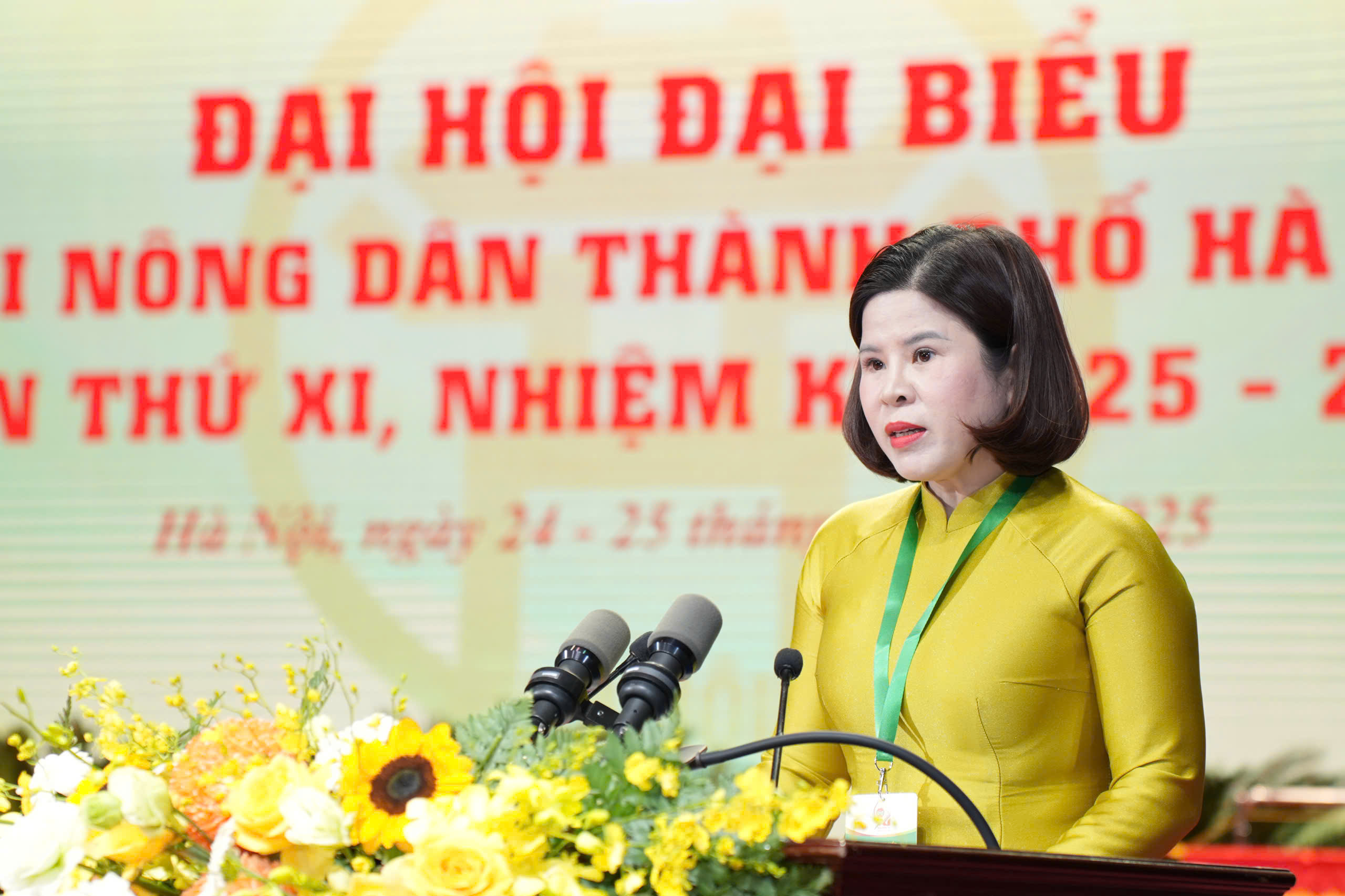 Đại hội đại biểu Hội Nông dân thành phố Hà Nội lần thứ XI khai mạc phiên thứ nhất - ảnh 5