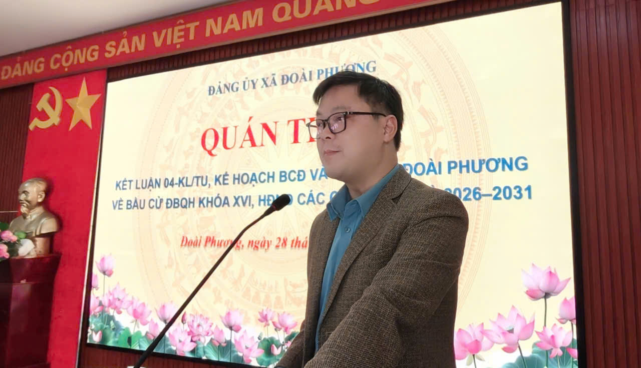 Xã Đoài Phương triển khai công tác bầu cử Đại biểu Quốc hội và đại biểu HĐND các cấp - ảnh 3