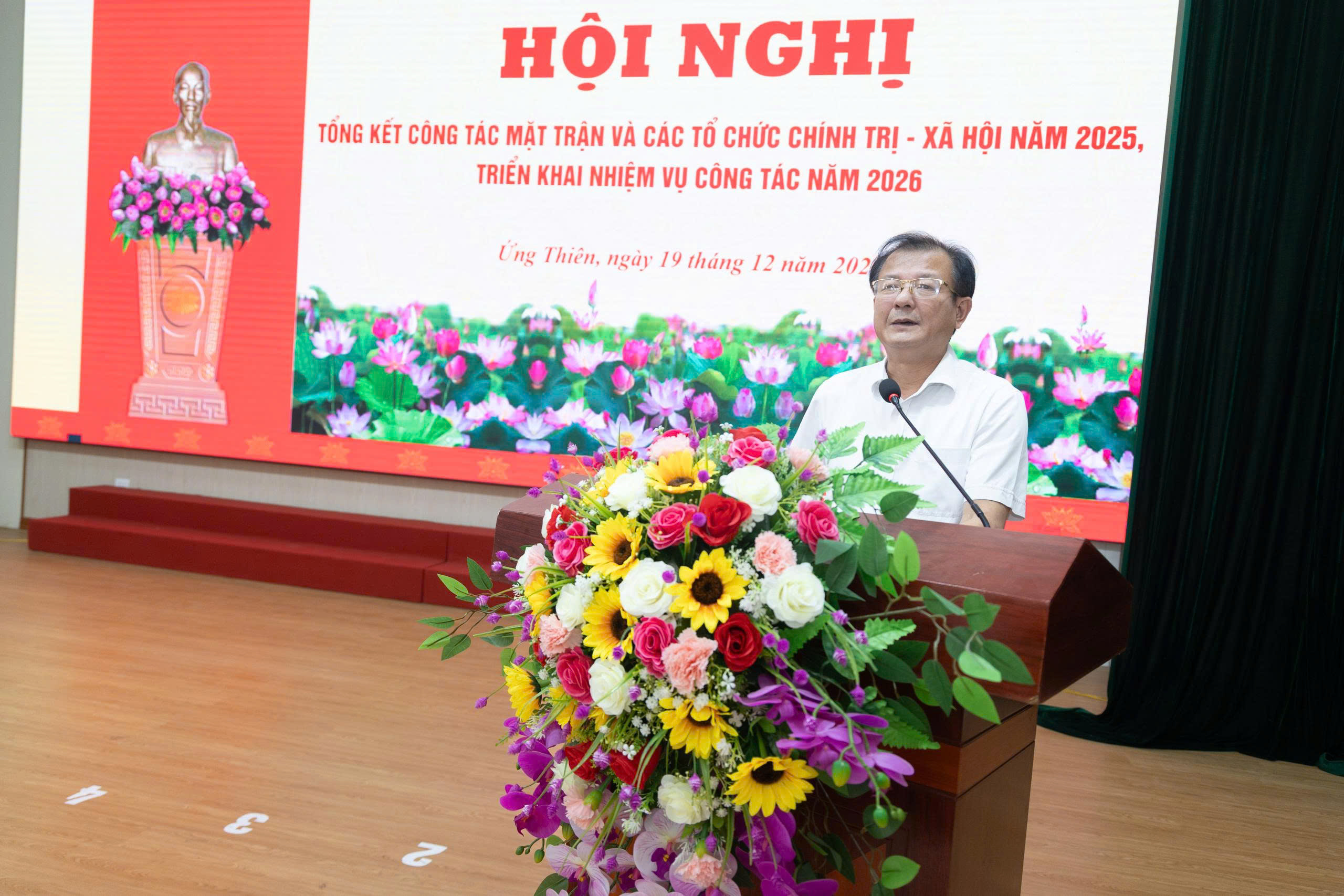 Phát huy sức mạnh đại đoàn kết, MTTQ xã Ứng Thiên hoàn thành toàn diện nhiệm vụ năm 2025 - ảnh 2