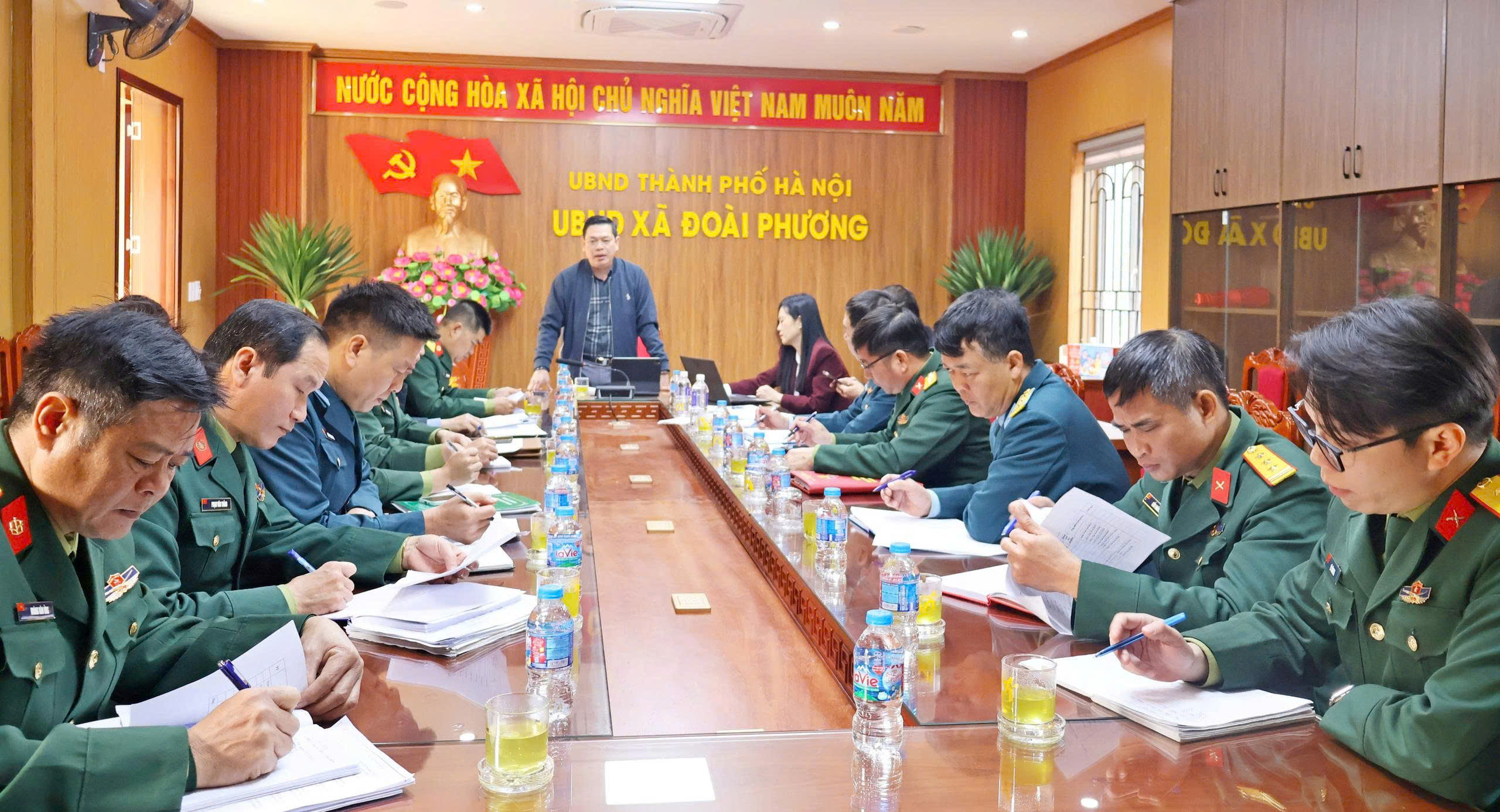 Xã Đoài Phương có 5 đơn vị bầu cử, 43 khu vực bầu cử và trên 12.000 cử tri tại các đơn vị quân đội - ảnh 1