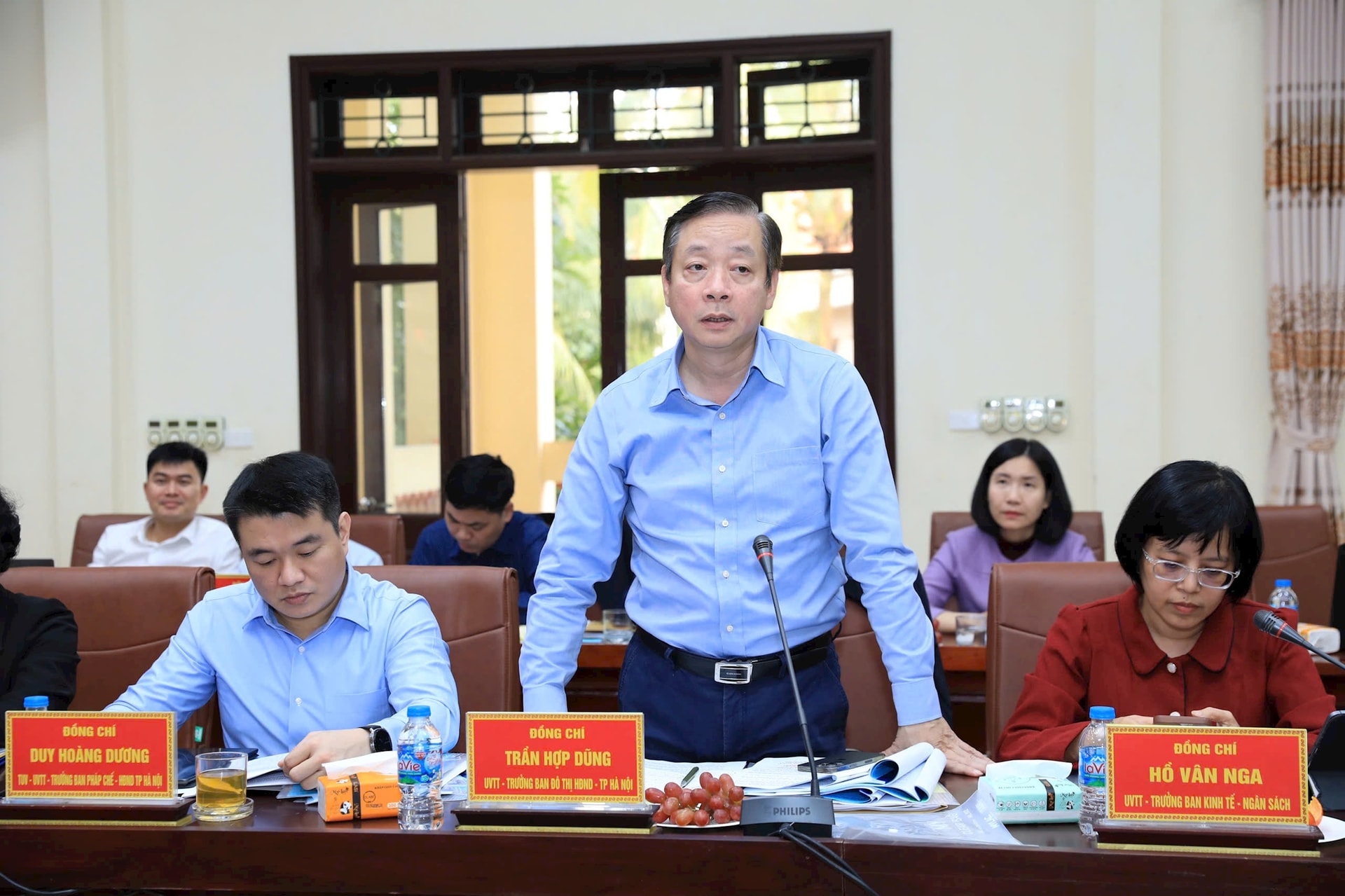 HĐND thành phố Hà Nội giám sát công tác bầu cử tại xã Hoài Đức, Dương Hoà, An Khánh và Sơn Đồng - ảnh 1