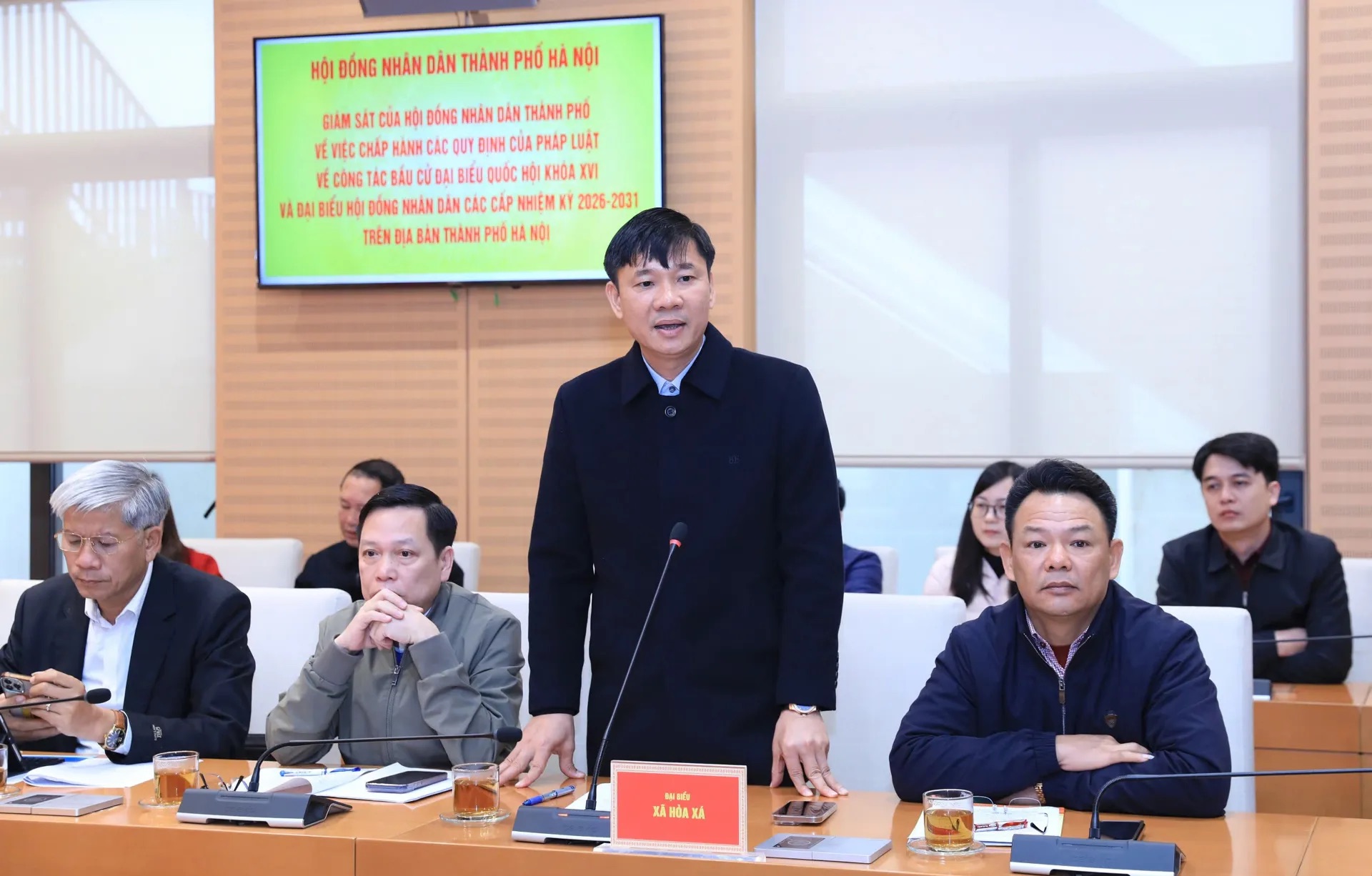 Đoàn giám sát số 7 của HĐND TP Hà Nội làm việc với 10 xã về công tác bầu cử - ảnh 1