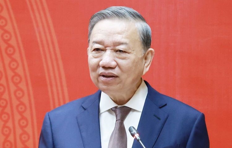 Đồng chí Tô Lâm tái cử Tổng Bí thư Ban Chấp hành Trung ương Đảng khóa XIV - ảnh 1