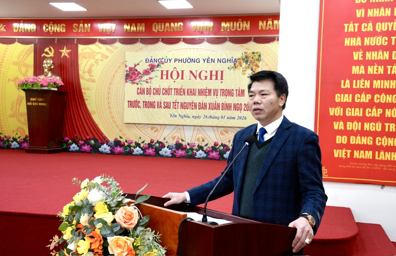 Phường Yên Nghĩa quán triệt các nhiệm vụ trọng tâm trong và sau Tết Nguyên đán - ảnh 2