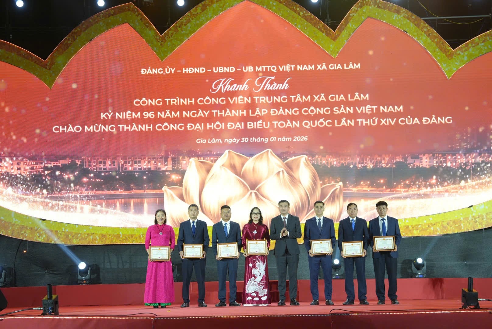 Khánh thành Công viên trung tâm xã Gia Lâm quy mô 14ha - ảnh 9