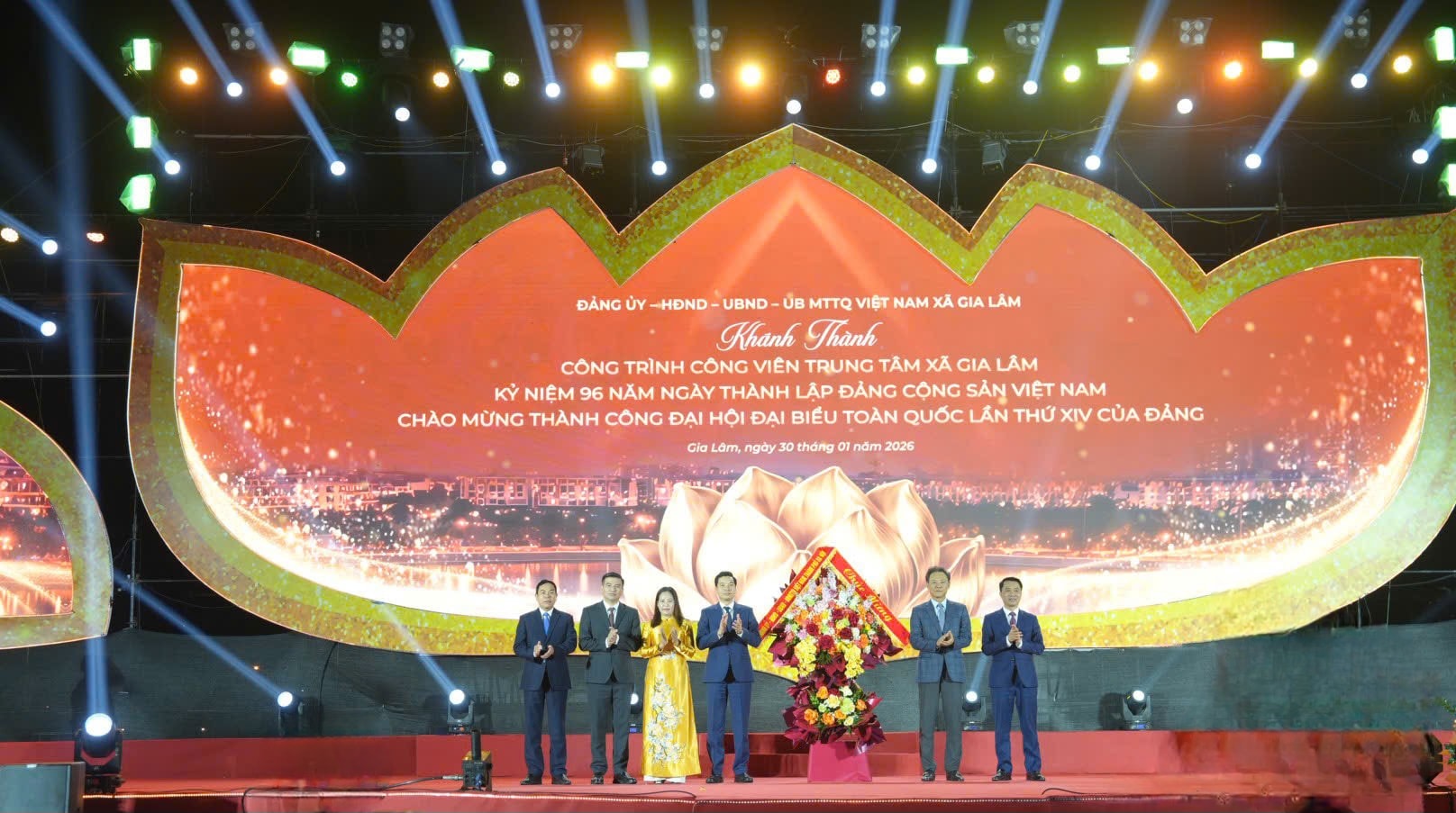 Khánh thành Công viên trung tâm xã Gia Lâm quy mô 14ha - ảnh 2