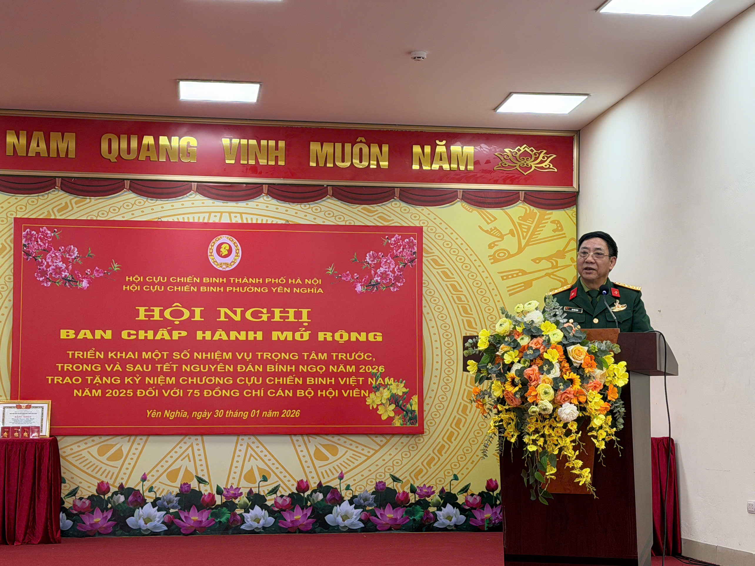 Hội Cựu chiến binh phường Yên Nghĩa vinh danh hội viên tiêu biểu - ảnh 2