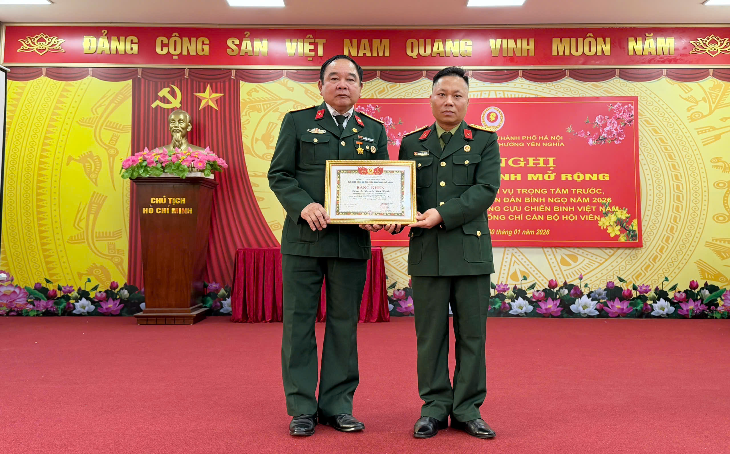 Hội Cựu chiến binh phường Yên Nghĩa vinh danh hội viên tiêu biểu - ảnh 6