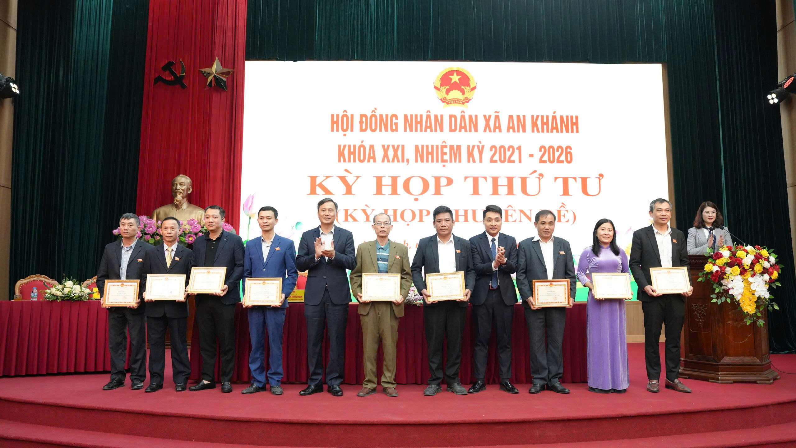 HĐND xã An Khánh thông qua điều chỉnh kế hoạch đầu tư công và ngân sách năm 2026 - ảnh 2