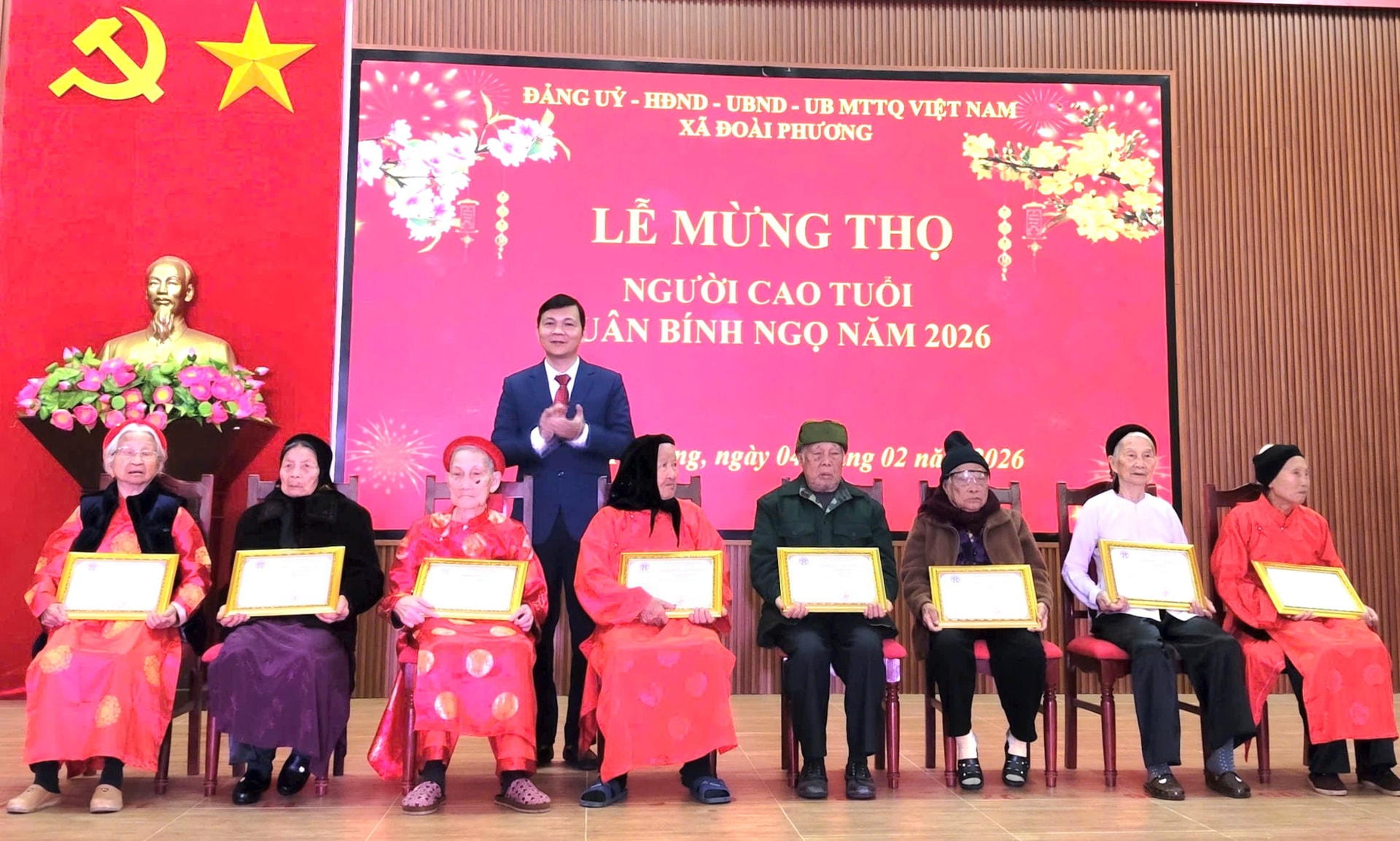 Xã Đoài Phương mừng thọ người cao tuổi dịp Tết Bính Ngọ 2026 - ảnh 7