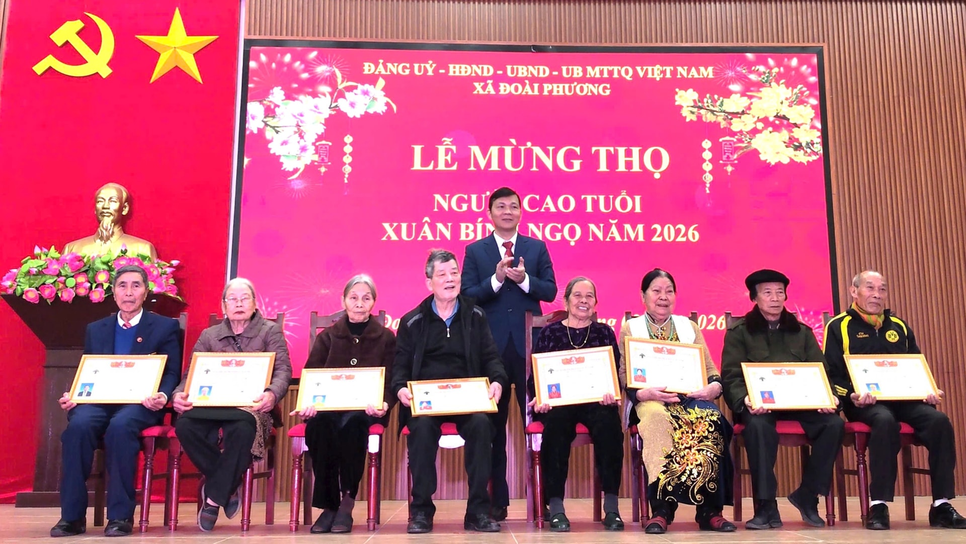 Xã Đoài Phương mừng thọ người cao tuổi dịp Tết Bính Ngọ 2026 - ảnh 9