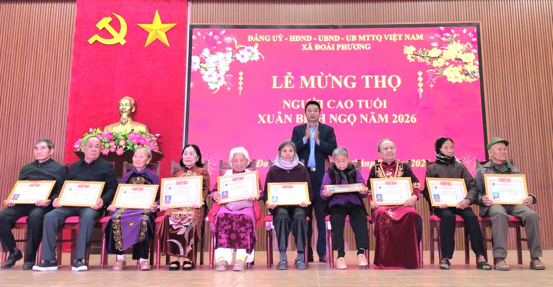 Xã Đoài Phương mừng thọ người cao tuổi dịp Tết Bính Ngọ 2026 - ảnh 11