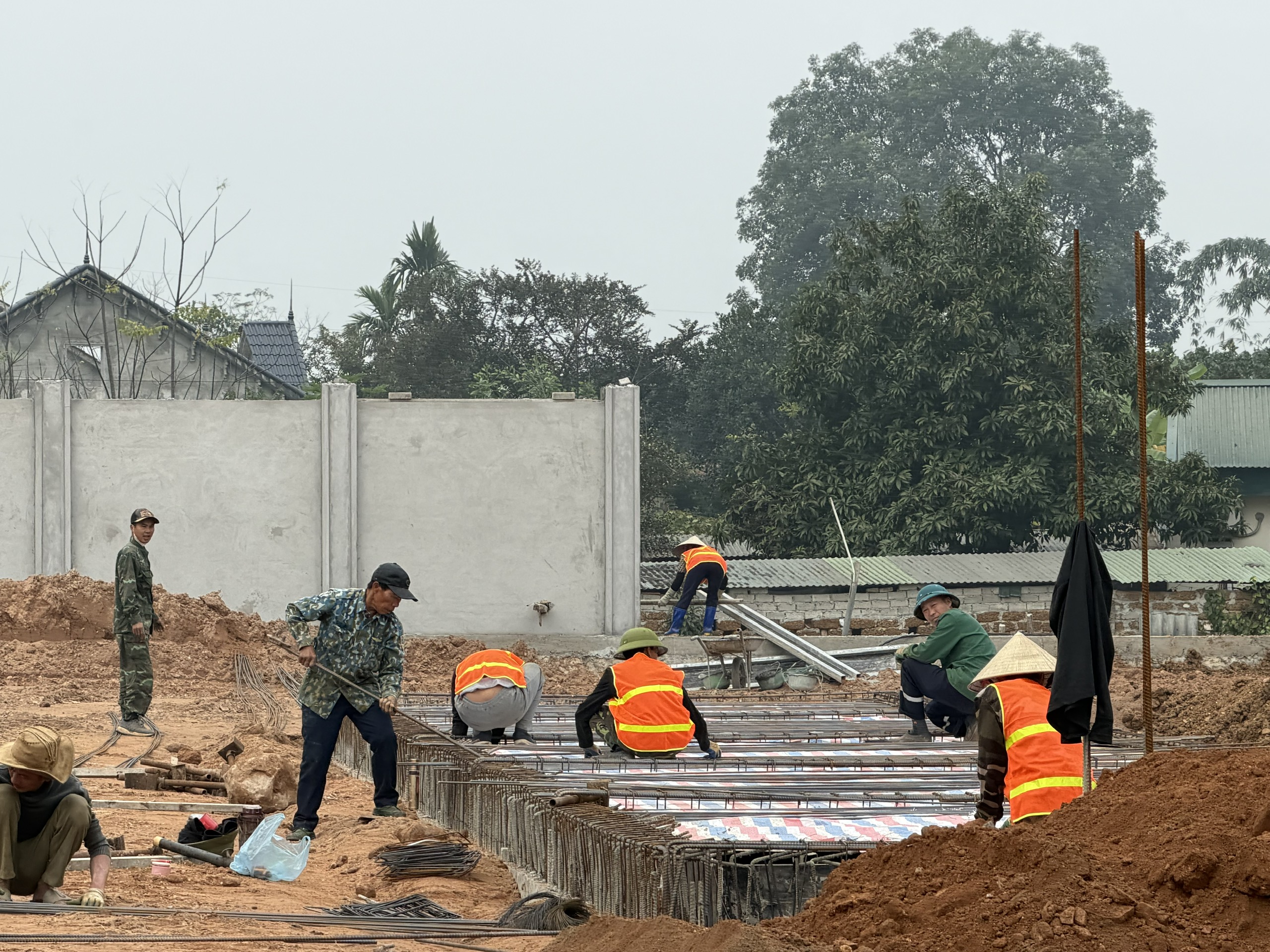 Xã Đoài Phương tăng tốc về đích các dự án trọng điểm - ảnh 2