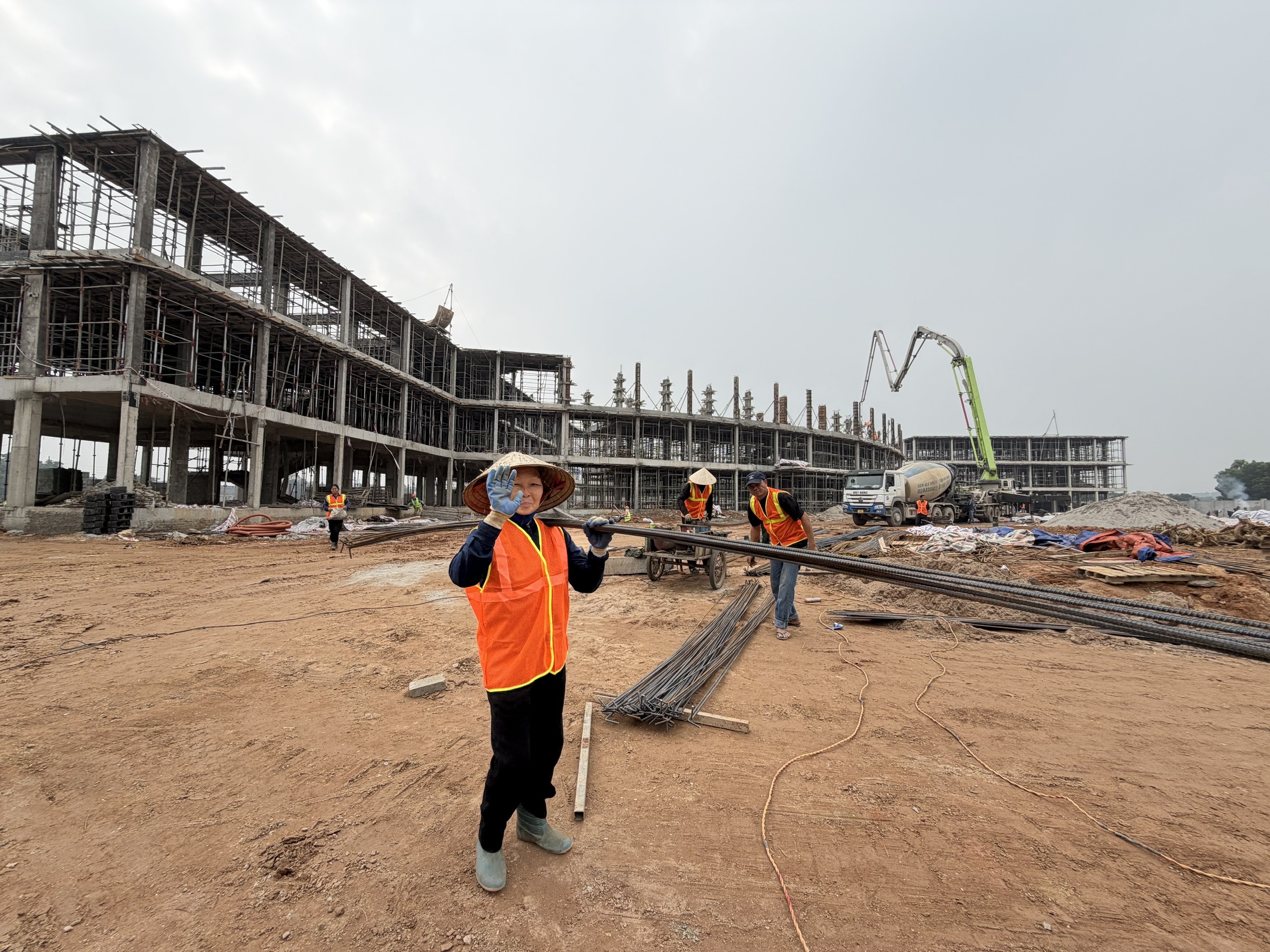 Xã Đoài Phương tăng tốc về đích các dự án trọng điểm - ảnh 1