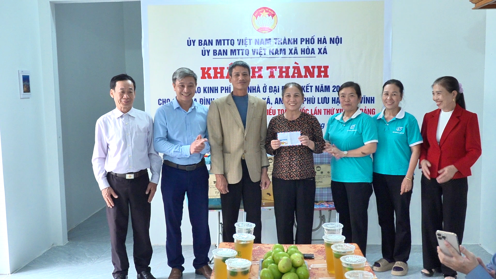 Xã Hoà Xá khánh nhà Đại đoàn kết trước thềm Xuân mới - ảnh 7