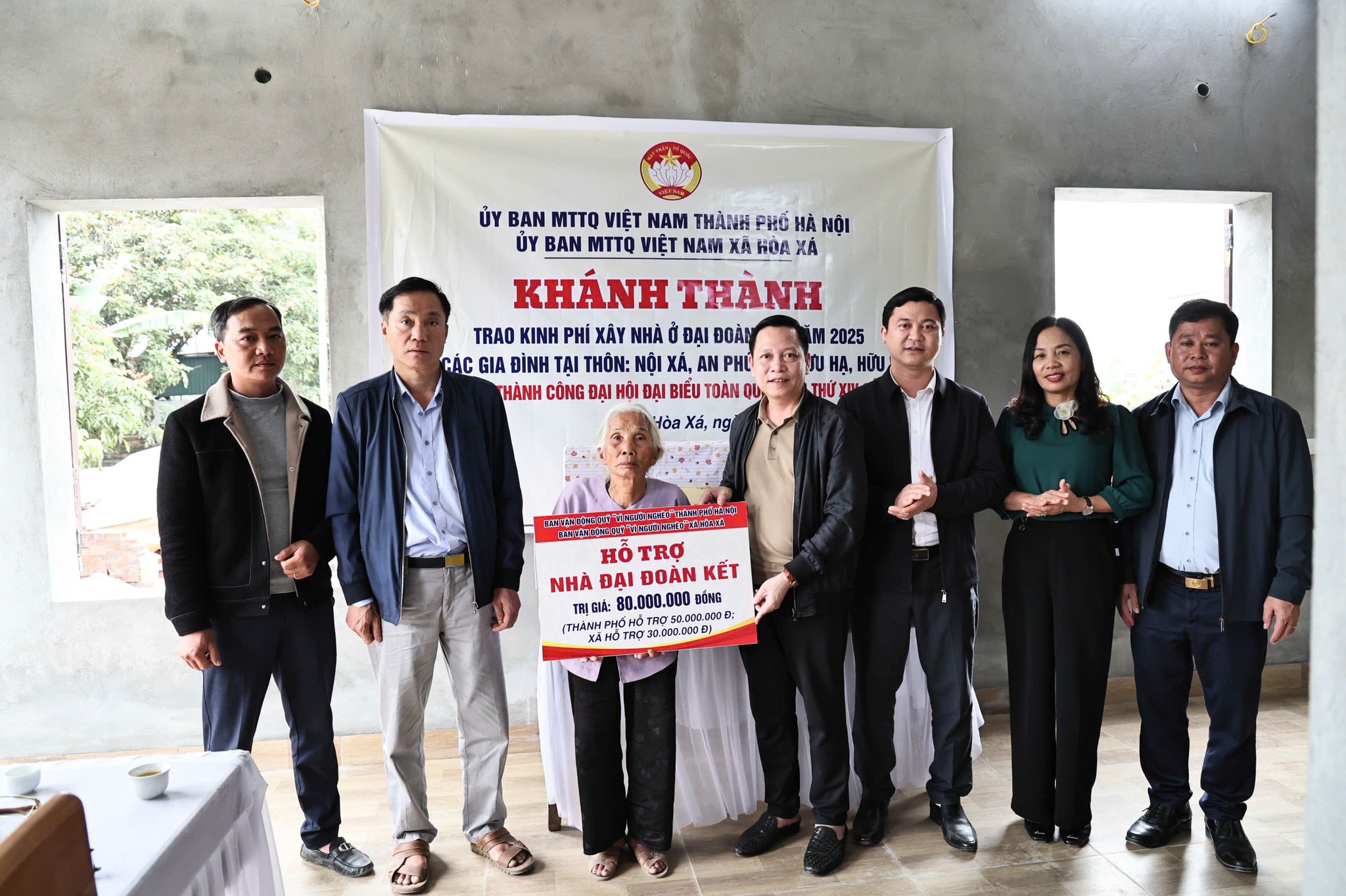 Xã Hoà Xá khánh nhà Đại đoàn kết trước thềm Xuân mới - ảnh 5