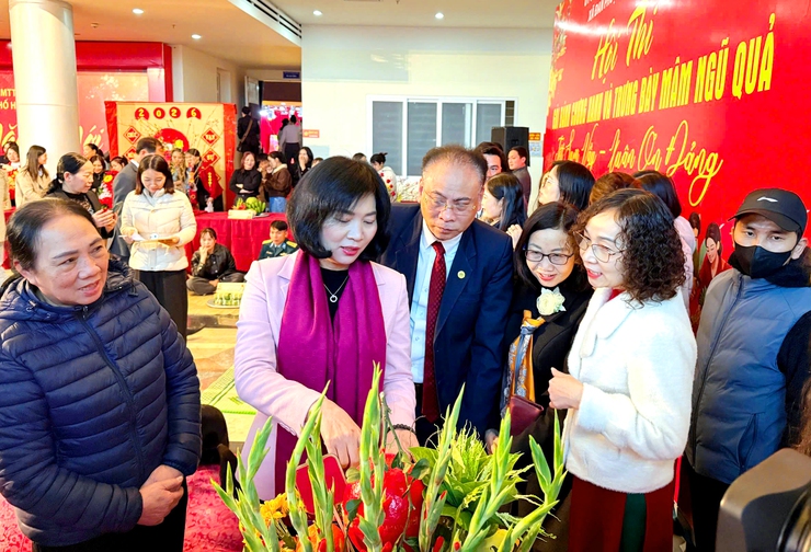 Chủ tịch HĐND Thành phố Phùng Thị Hồng Hà dự Ngày hội “Tết sum vầy - Xuân ơn Đảng” tại xã Đan Phượng - ảnh 2