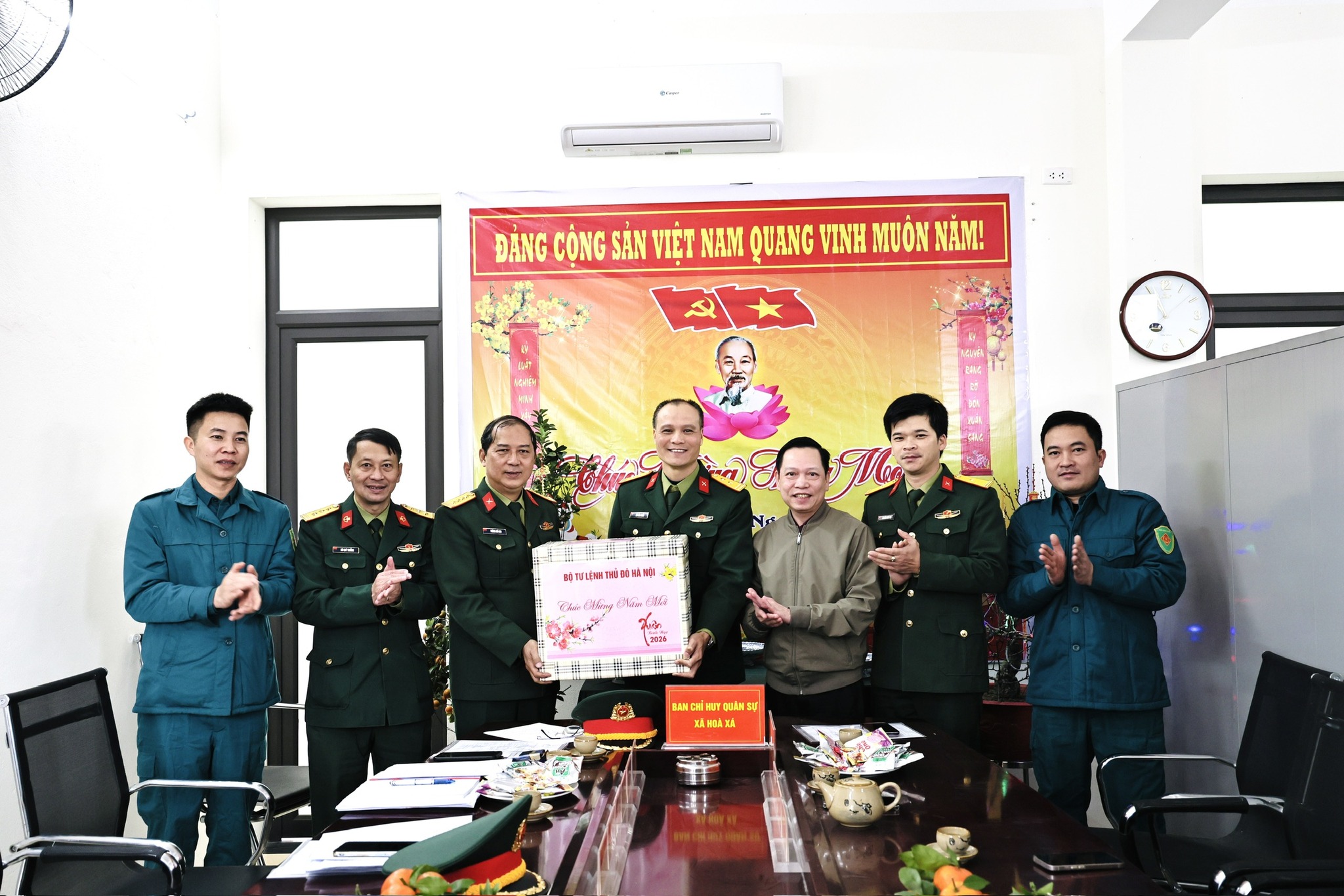 Xã Hoà Xá: Chúc Tết, tặng quà, lan toả yêu thương xuân Bính Ngọ 2026 - ảnh 3