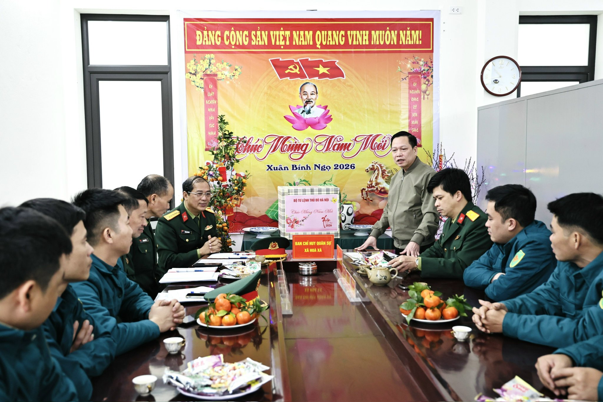 Xã Hoà Xá: Chúc Tết, tặng quà, lan toả yêu thương xuân Bính Ngọ 2026 - ảnh 4