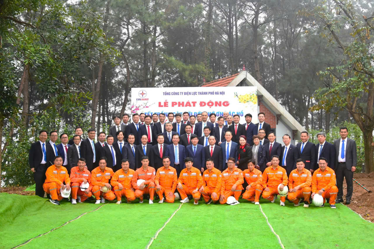 Tổng Công ty Điện lực Hà Nội phát động “Tết trồng cây” - ảnh 5
