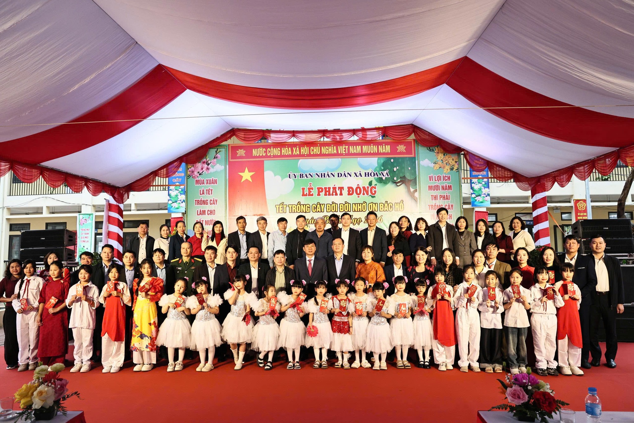 Hòa Xá ra quân trồng hơn 4.350 cây xanh - ảnh 9