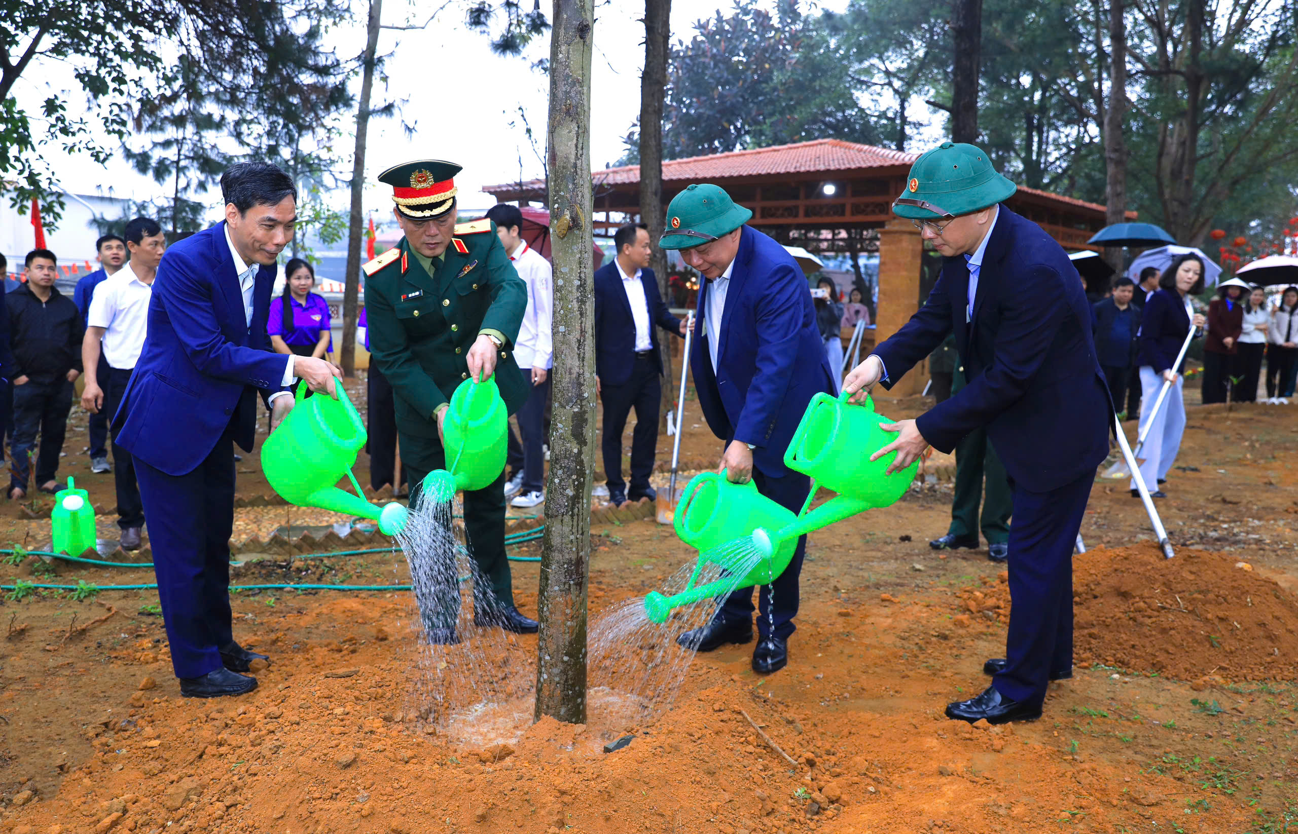 Xã Đoài Phương phấn đấu trồng 5.000 cây xanh dịp Xuân Bính Ngọ 2026 - ảnh 3