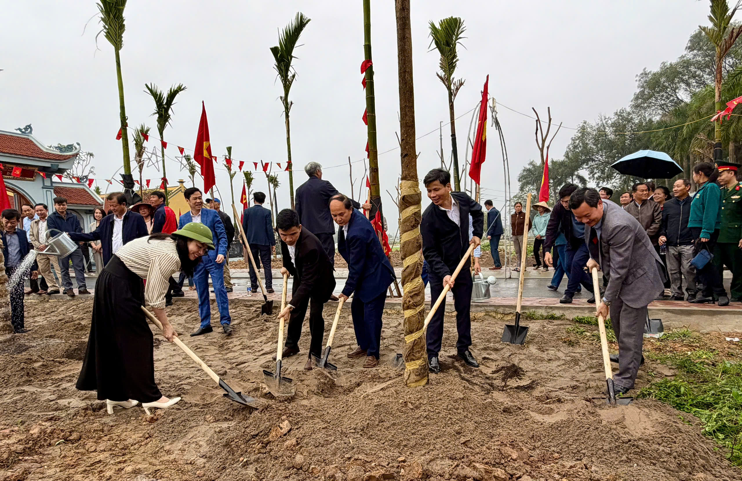 Xã Ứng Thiên phấn đấu trồng 2.500 cây xanh trong năm 2026 - ảnh 4