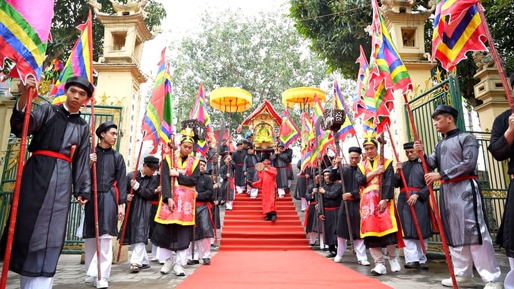 Rước văn xuân Bính Ngọ ở Dương Liễu: Giữ mạch nguồn đạo học - ảnh 4