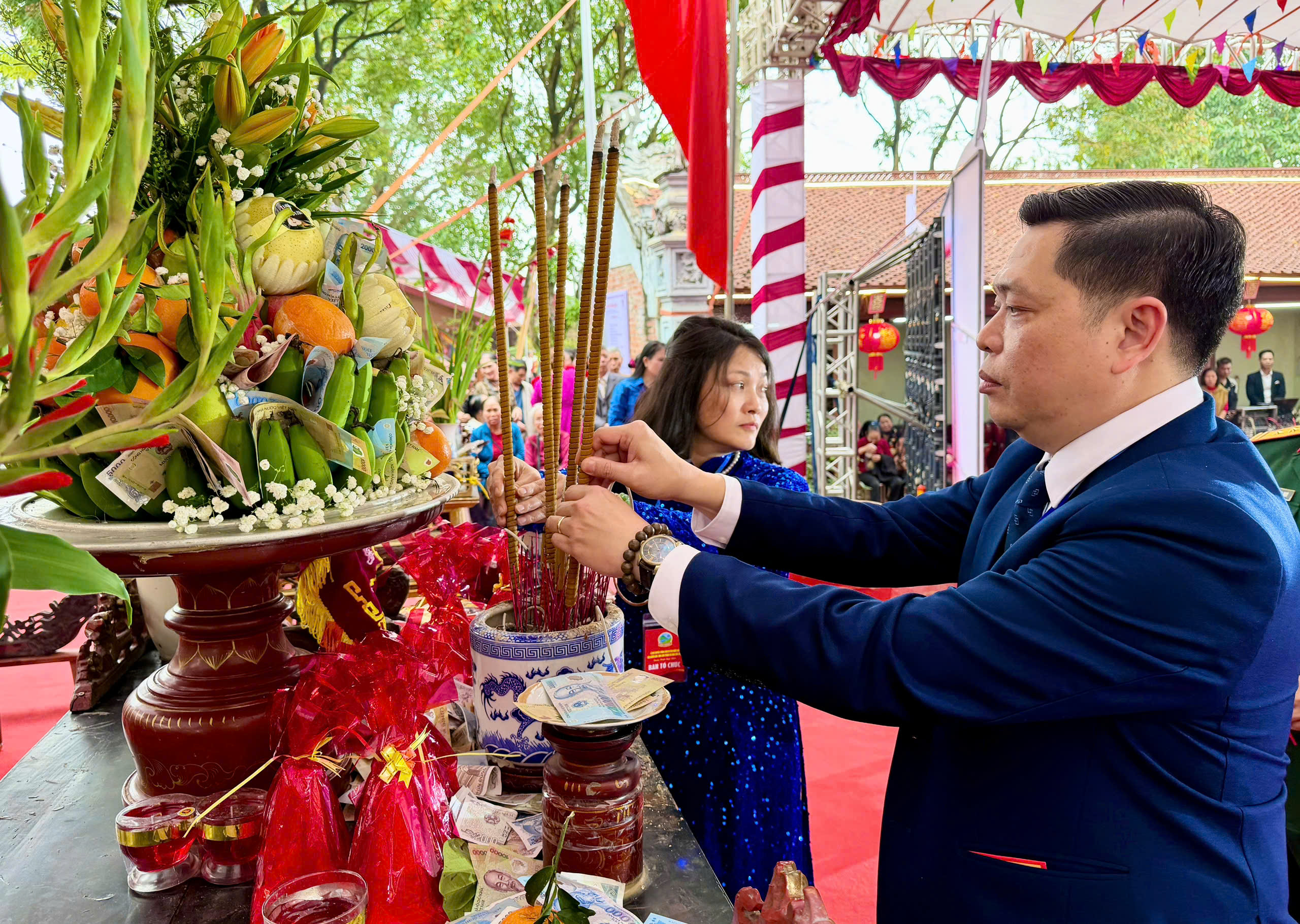 Khai mạc Lễ hội truyền thống Đền Măng Sơn, xã Đoài Phương - ảnh 7