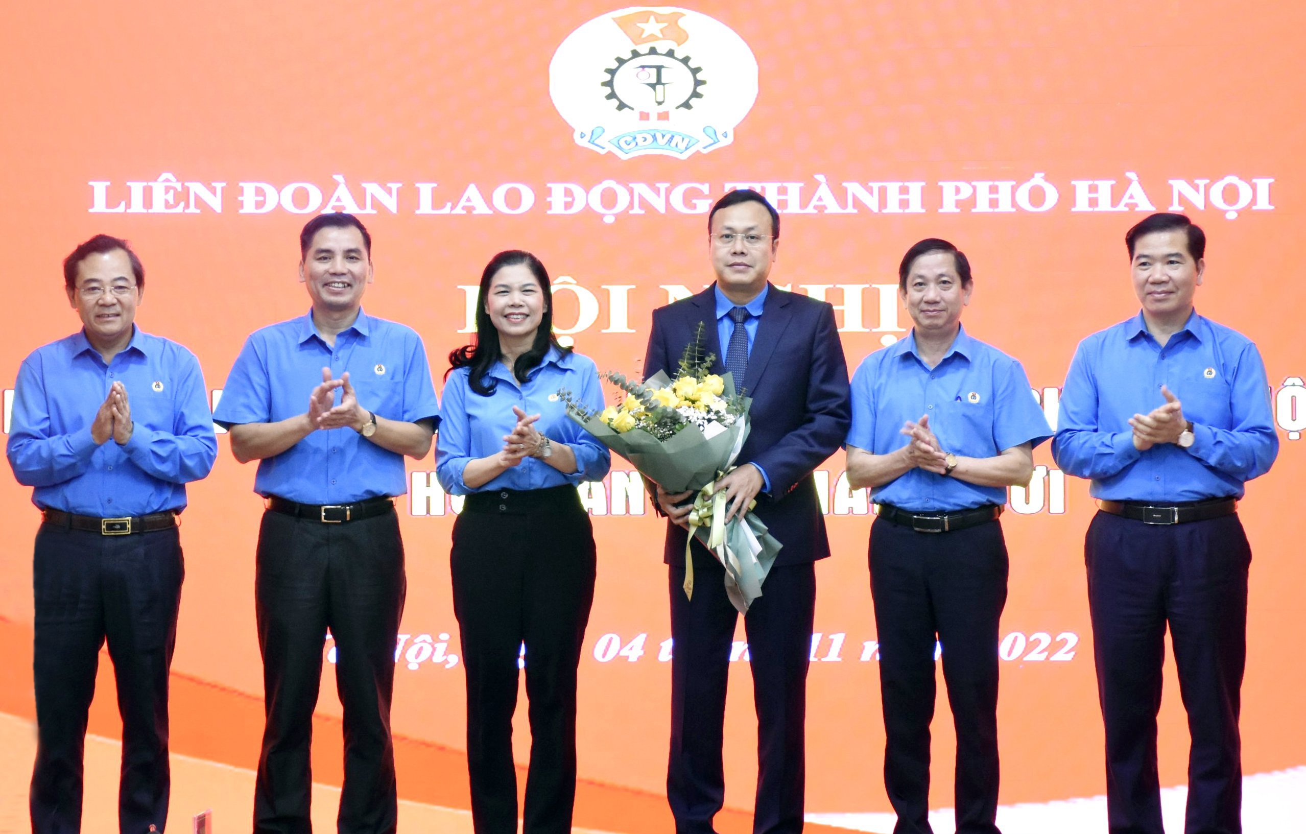 Đồng chí Phạm Quang Thanh được bầu làm Chủ tịch Liên đoàn Lao động thành phố Hà Nội - ảnh 2