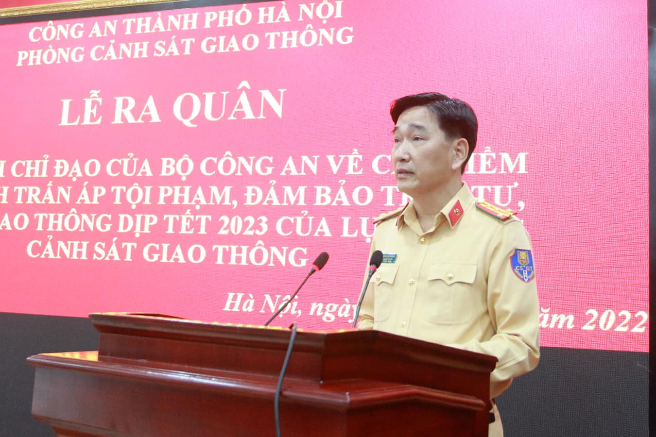 Ra quân thực hiện trấn áp tội phạm, đảm bảo an ninh trật tự - ảnh 1