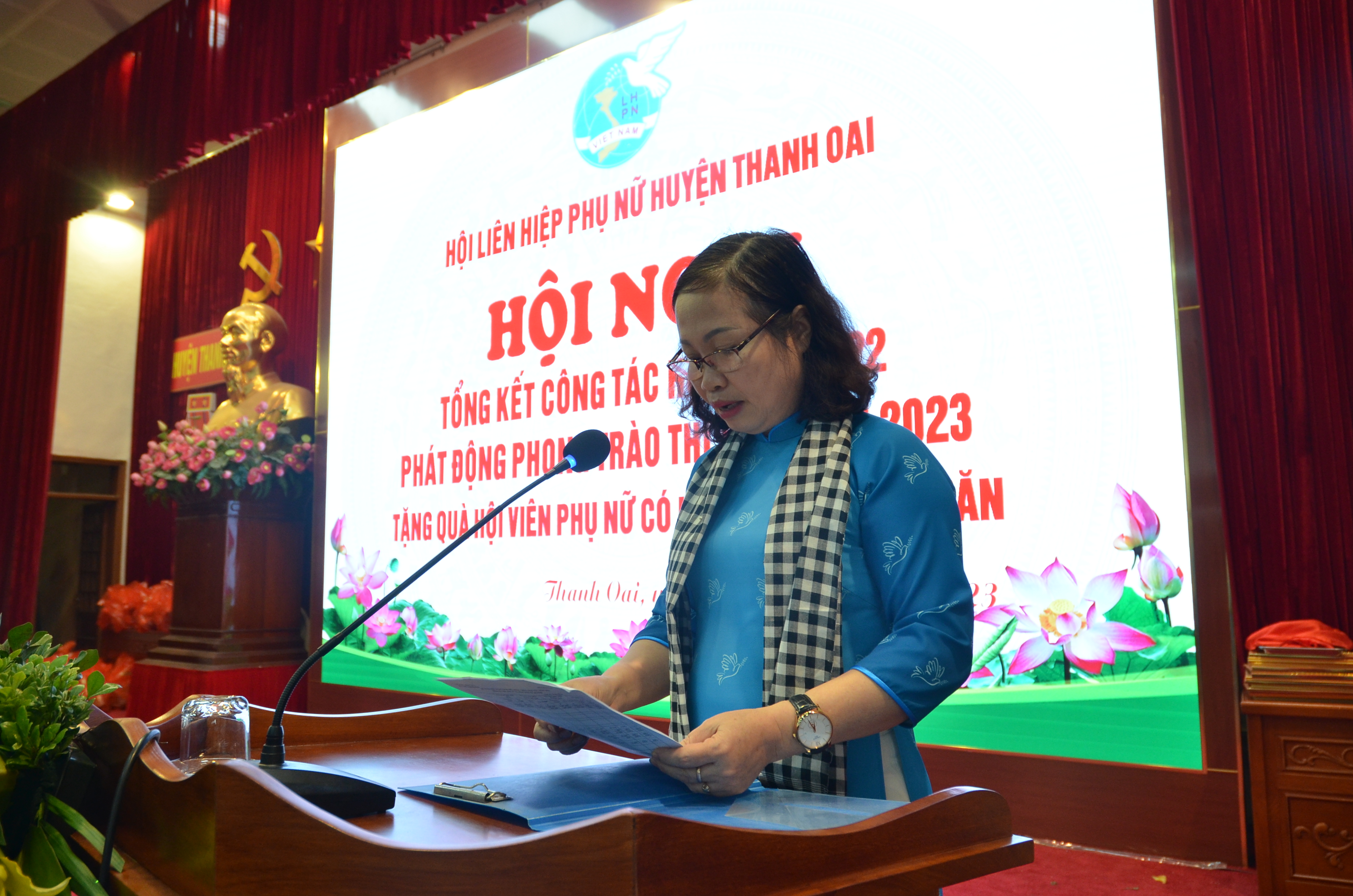 Hội LHPN Thanh Oai tập trung xây dựng cơ sở Hội vững mạnh - ảnh 2