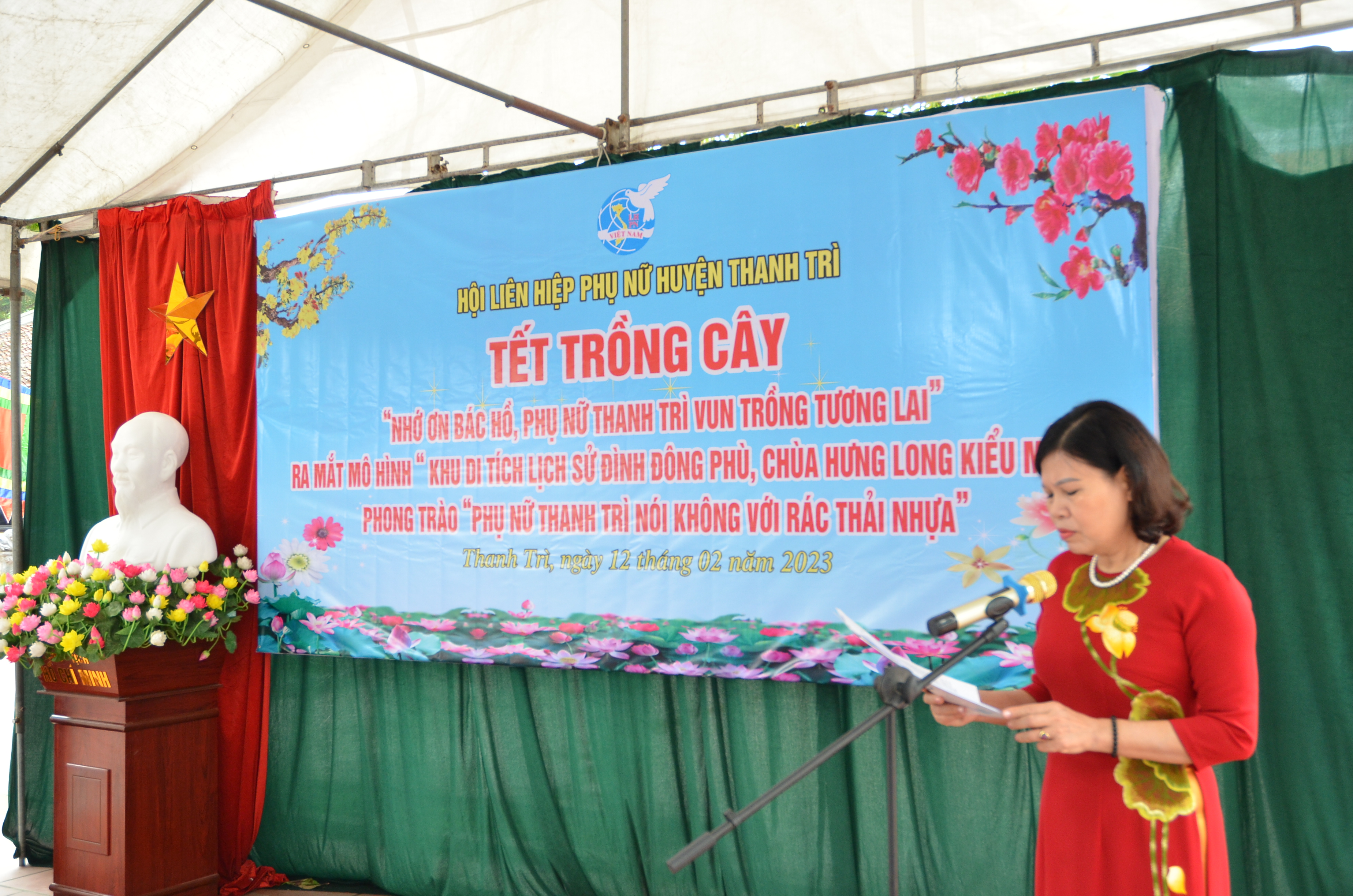 Thanh Trì: Phát động Tết trồng cây “Nhớ ơn Bác Hồ, Phụ nữ vun trồng tương lai” Xuân Quý Mão 2023 - ảnh 2
